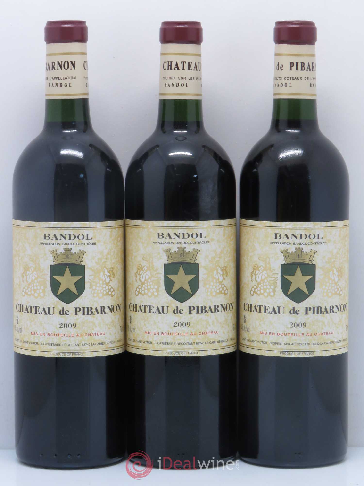 Bandol Château de Pibarnon Comte de Saint-Victor 2009 - Lot de 6 bouteilles - 2