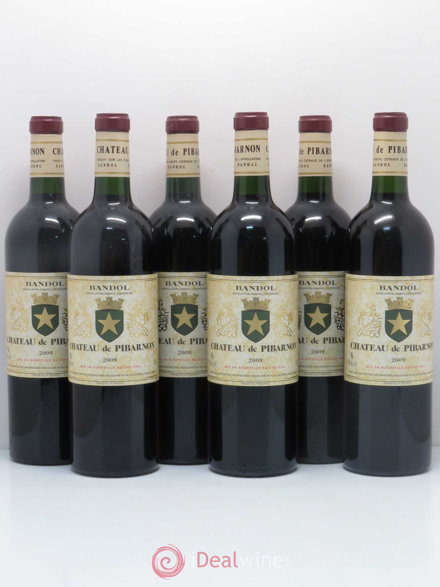 Bandol Château de Pibarnon Comte de Saint-Victor 2009 - Lot de 6 bouteilles - 0
