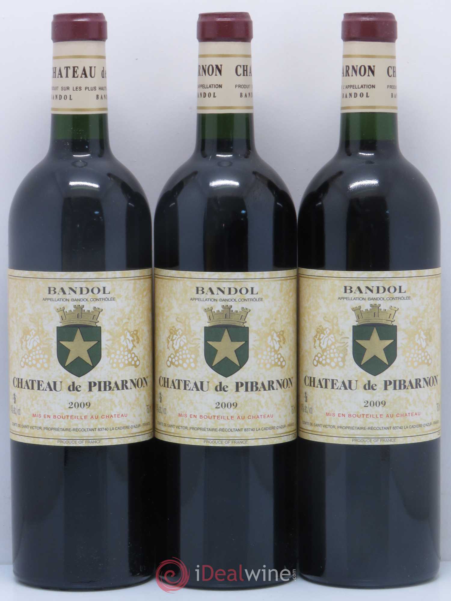 Bandol Château de Pibarnon Comte de Saint-Victor (sans prix de réserve) 2009 - Lot de 6 bouteilles - 2