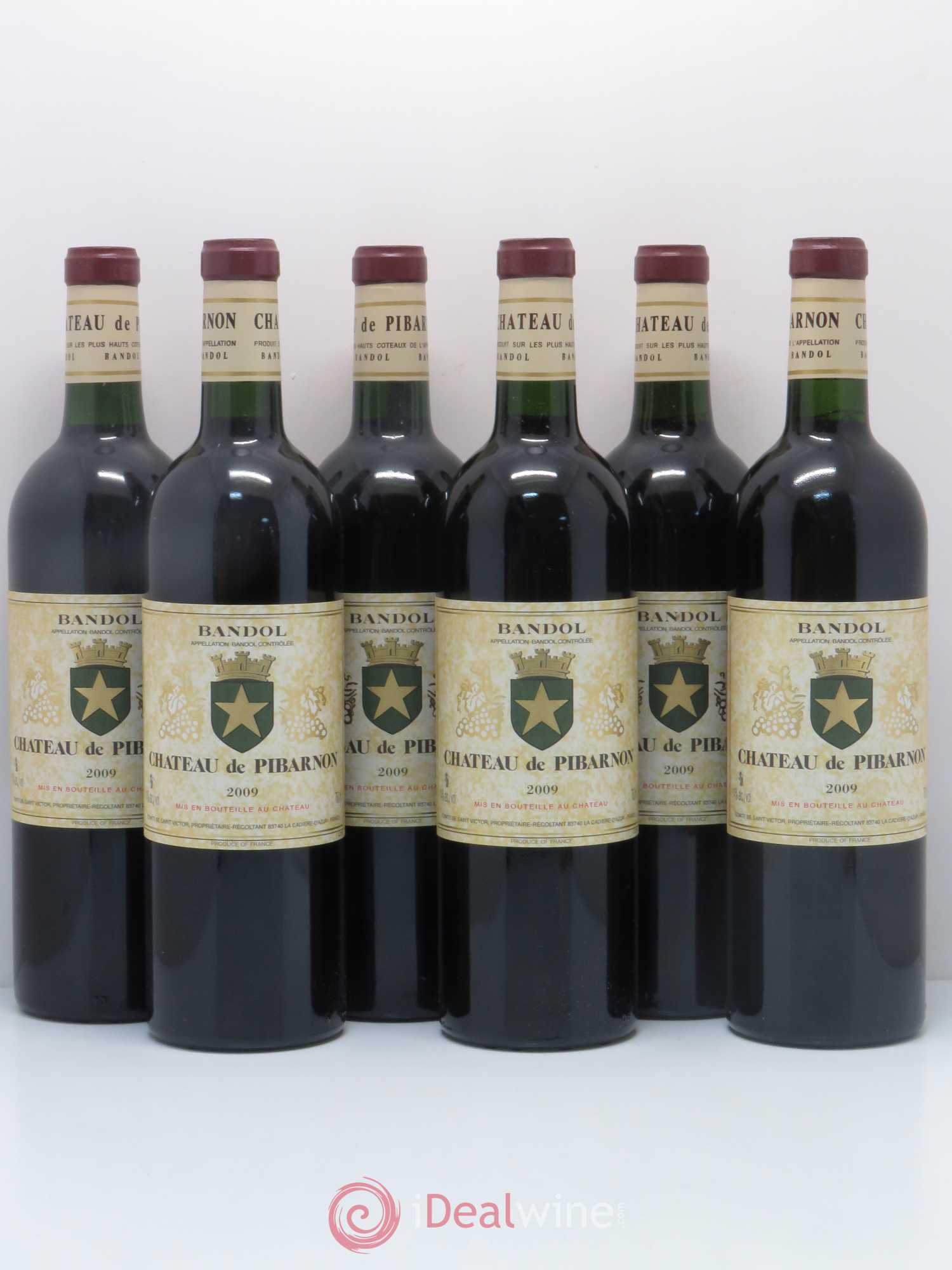 Bandol Château de Pibarnon Comte de Saint-Victor (sans prix de réserve) 2009 - Lot de 6 bouteilles - 0