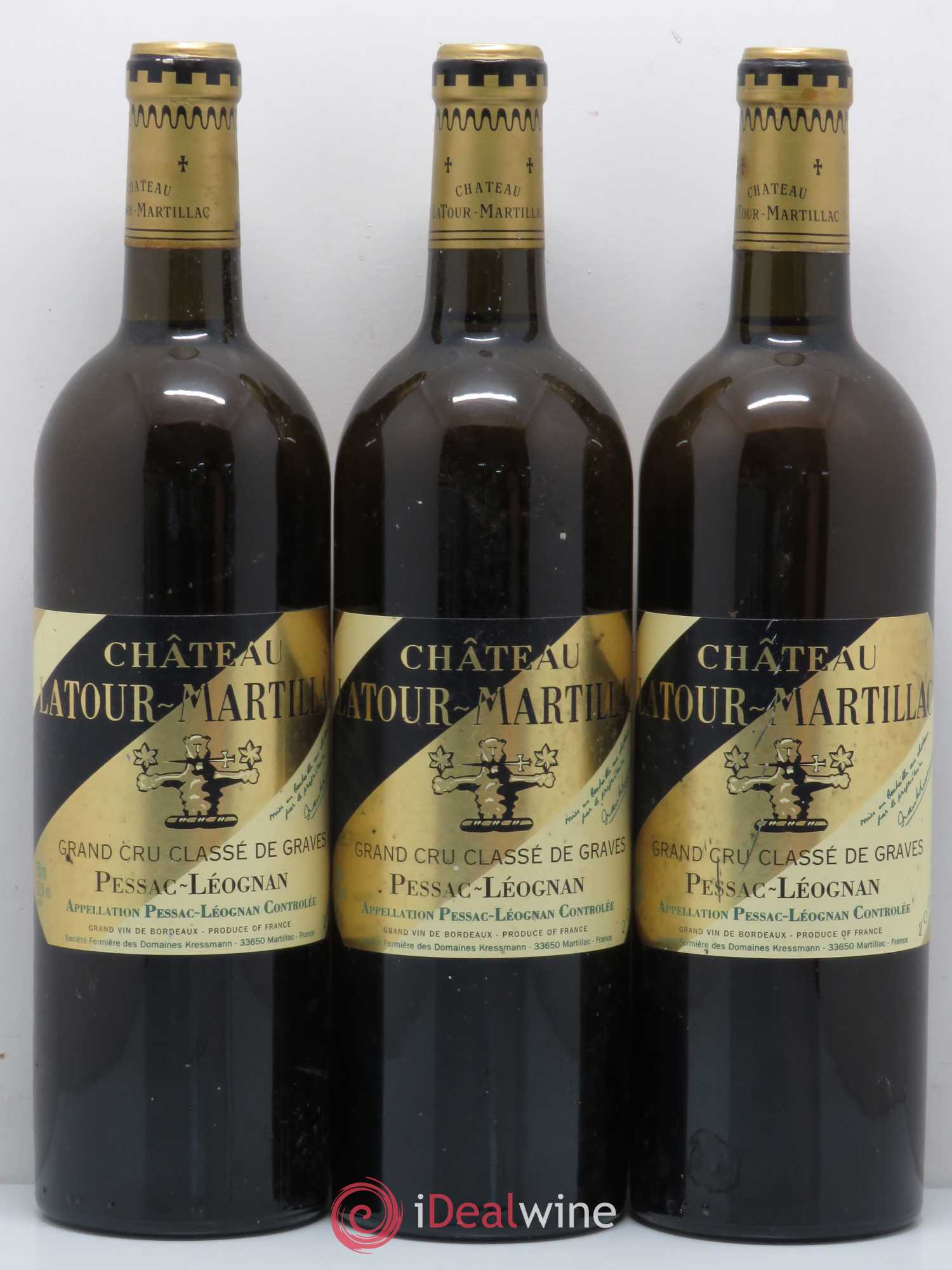 Château Latour-Martillac Cru Classé de Graves (sans prix de réserve) 2001 - Lot de 6 bouteilles - 2