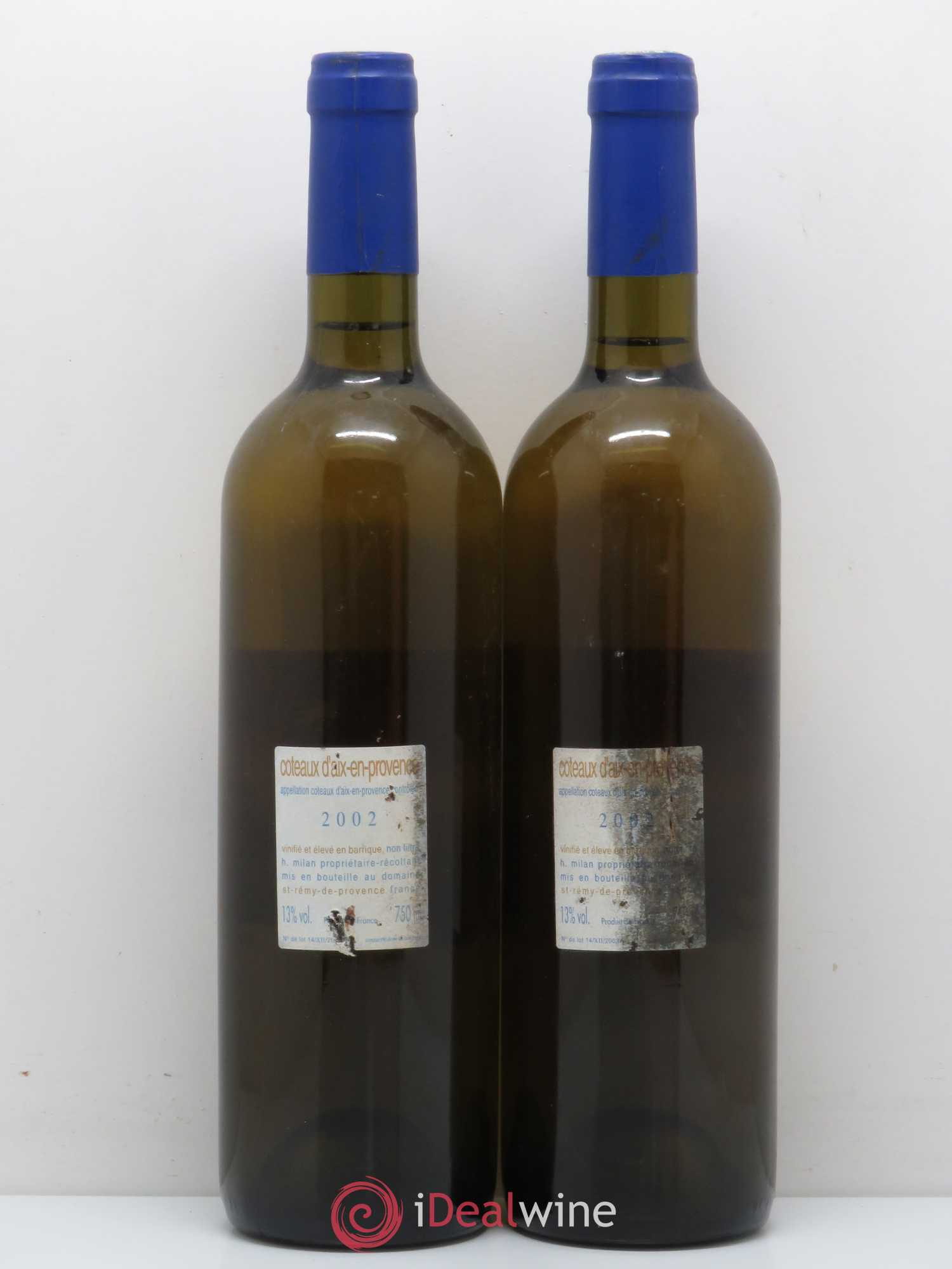 Vin de France Coteaux d'Aix en Provence Tuiliere Vieille - Milan (sans prix de réserve) 2002 - Posten von 2 Flaschen - 1
