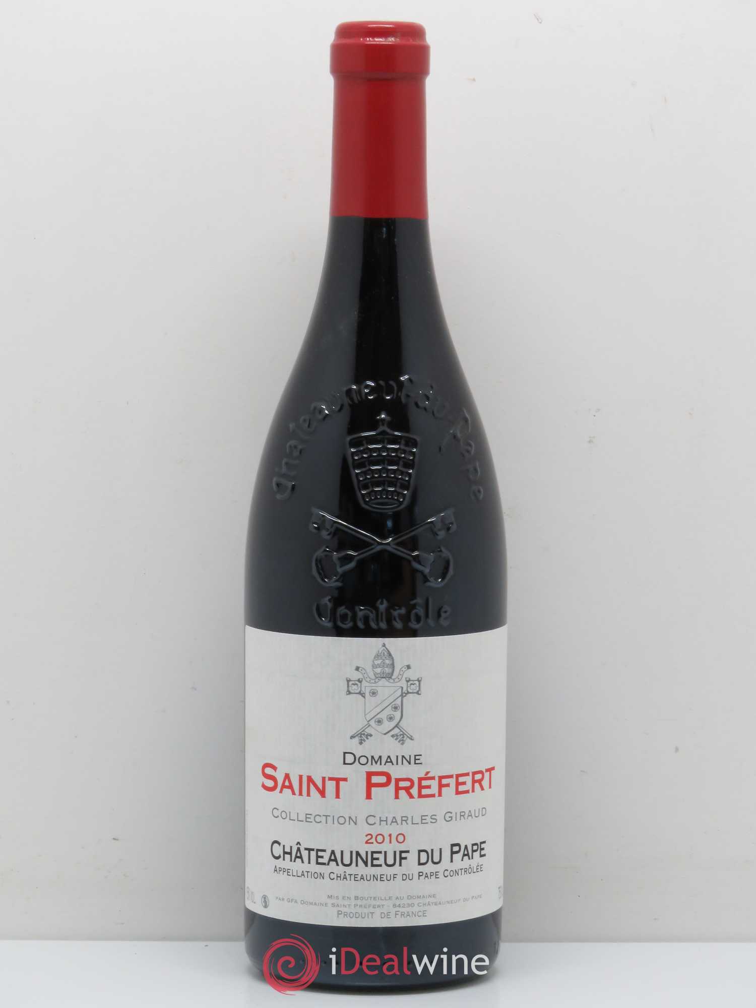 Châteauneuf-du-Pape Collection Charles Giraud Domaine Saint-Préfert (sans prix de réserve) 2010 - Lot de 1 bouteille - 0