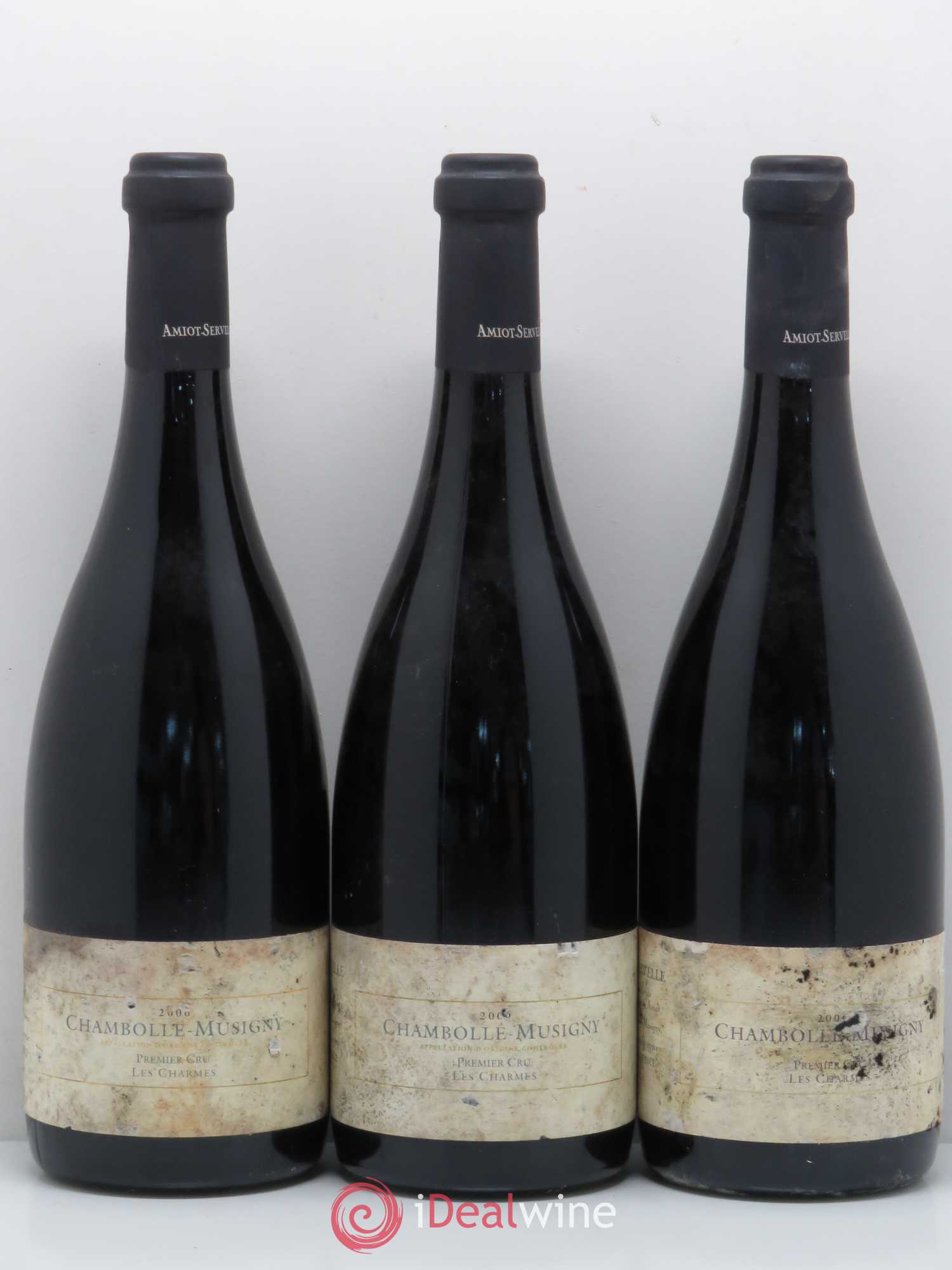 Chambolle-Musigny 1er Cru Les Charmes Amiot-Servelle (sans prix de réserve) 2006 - Lot de 3 bouteilles - 0