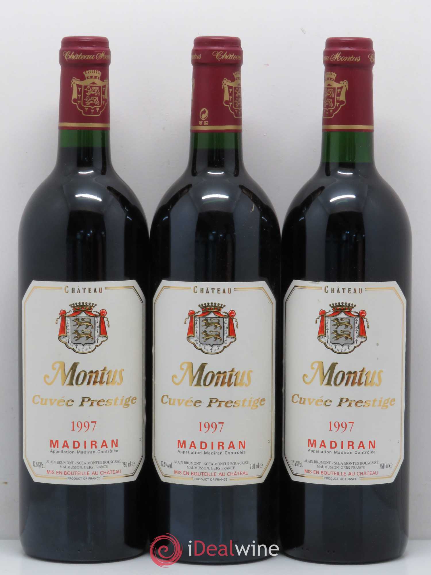 Madiran Château Montus-Prestige Alain Brumont 1997 - Lot de 6 bouteilles - 2
