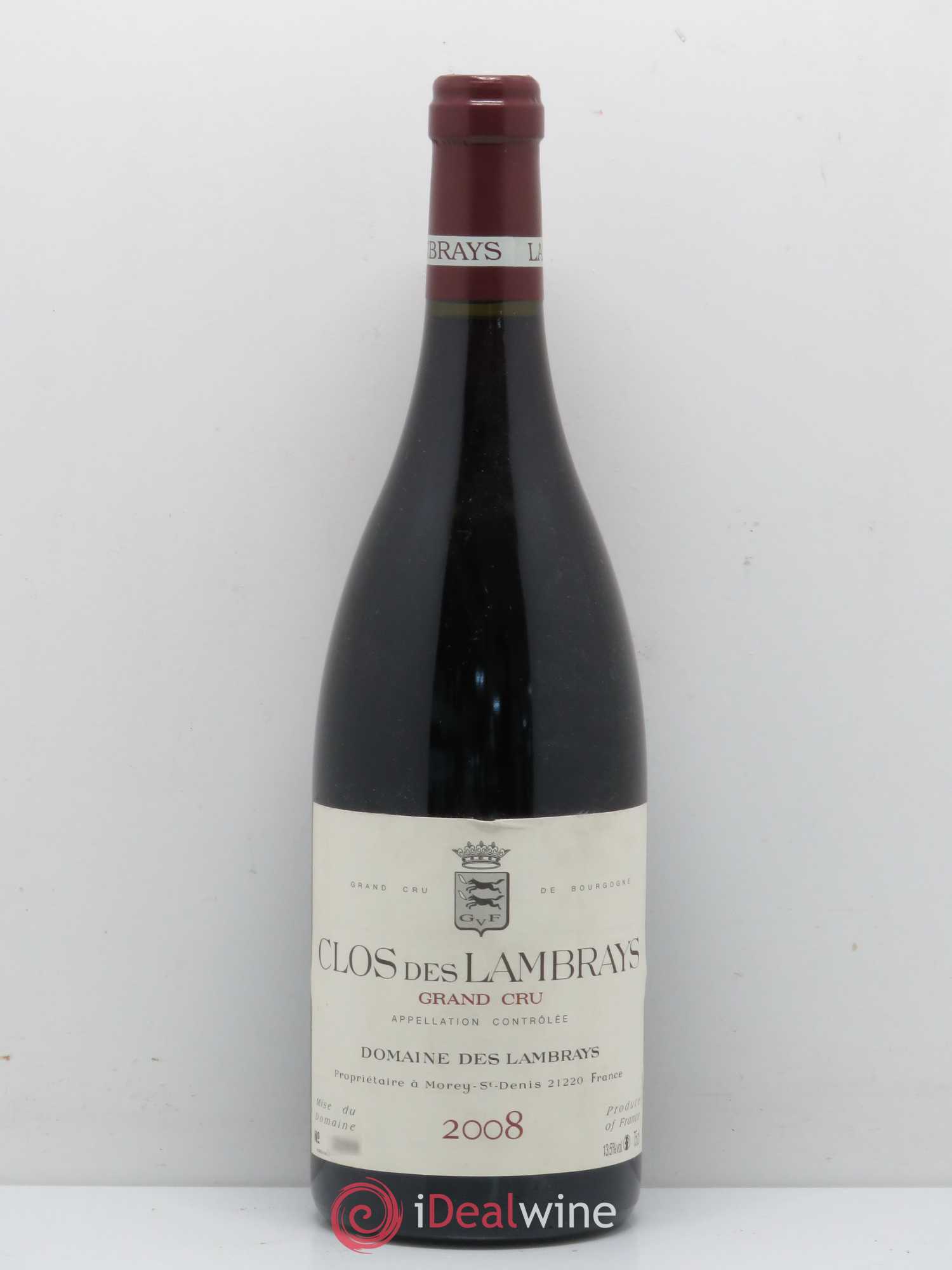 Clos des Lambrays Grand Cru Domaine des Lambrays 2008 - Posten von 1 Flasche - 0