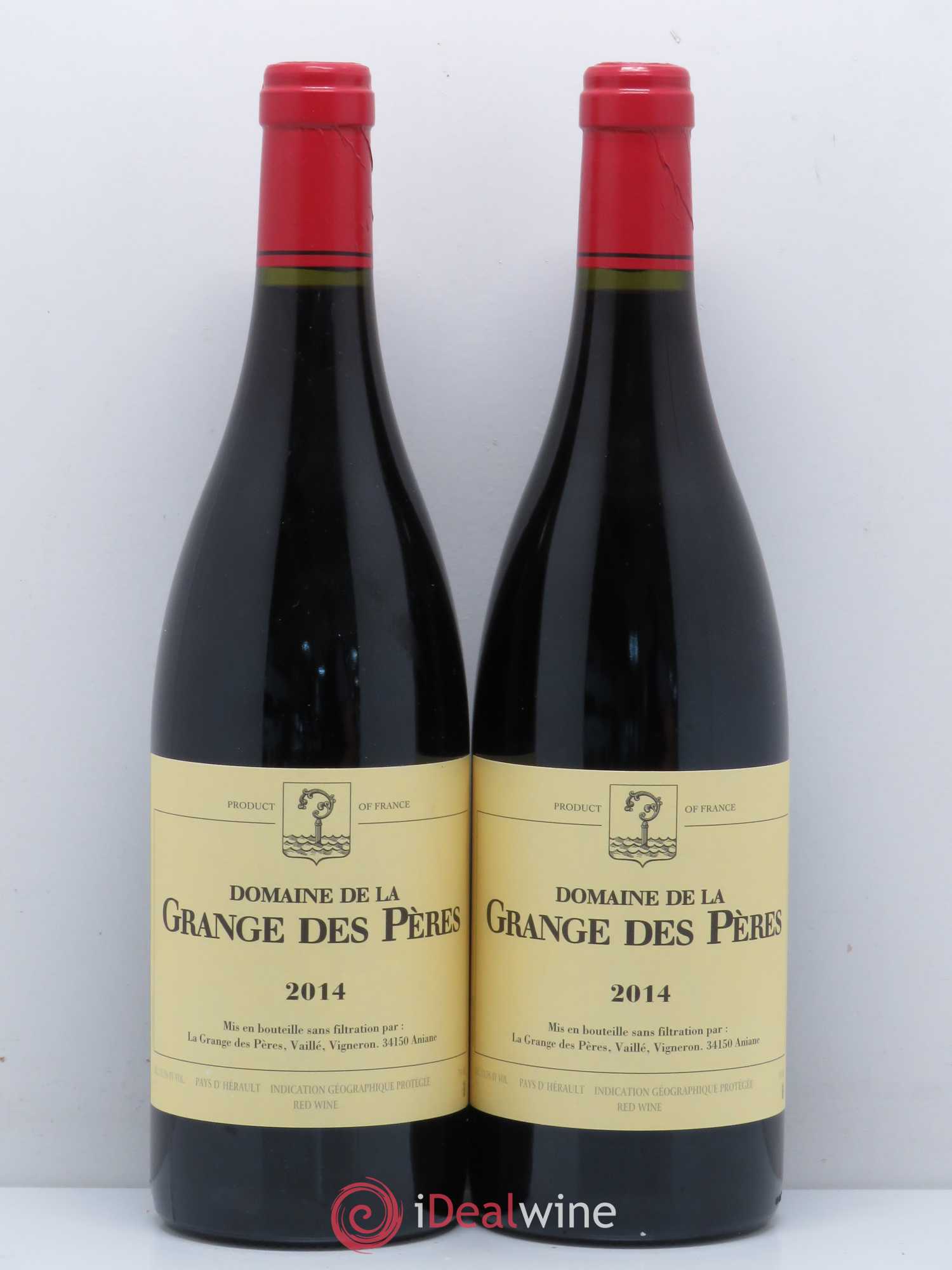 Pays d'Hérault Grange des Pères Laurent Vaillé 2014 - Lot de 2 bouteilles - 0