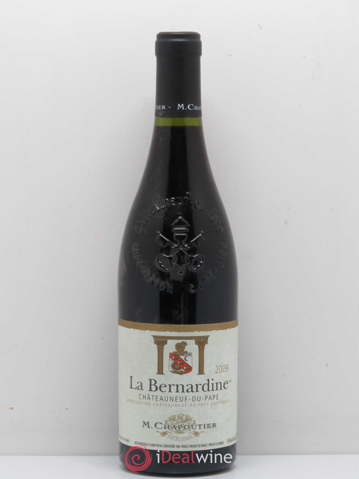 Châteauneuf-du-Pape La Bernardine Chapoutier 2009 - Lot de 1 bouteille - 0