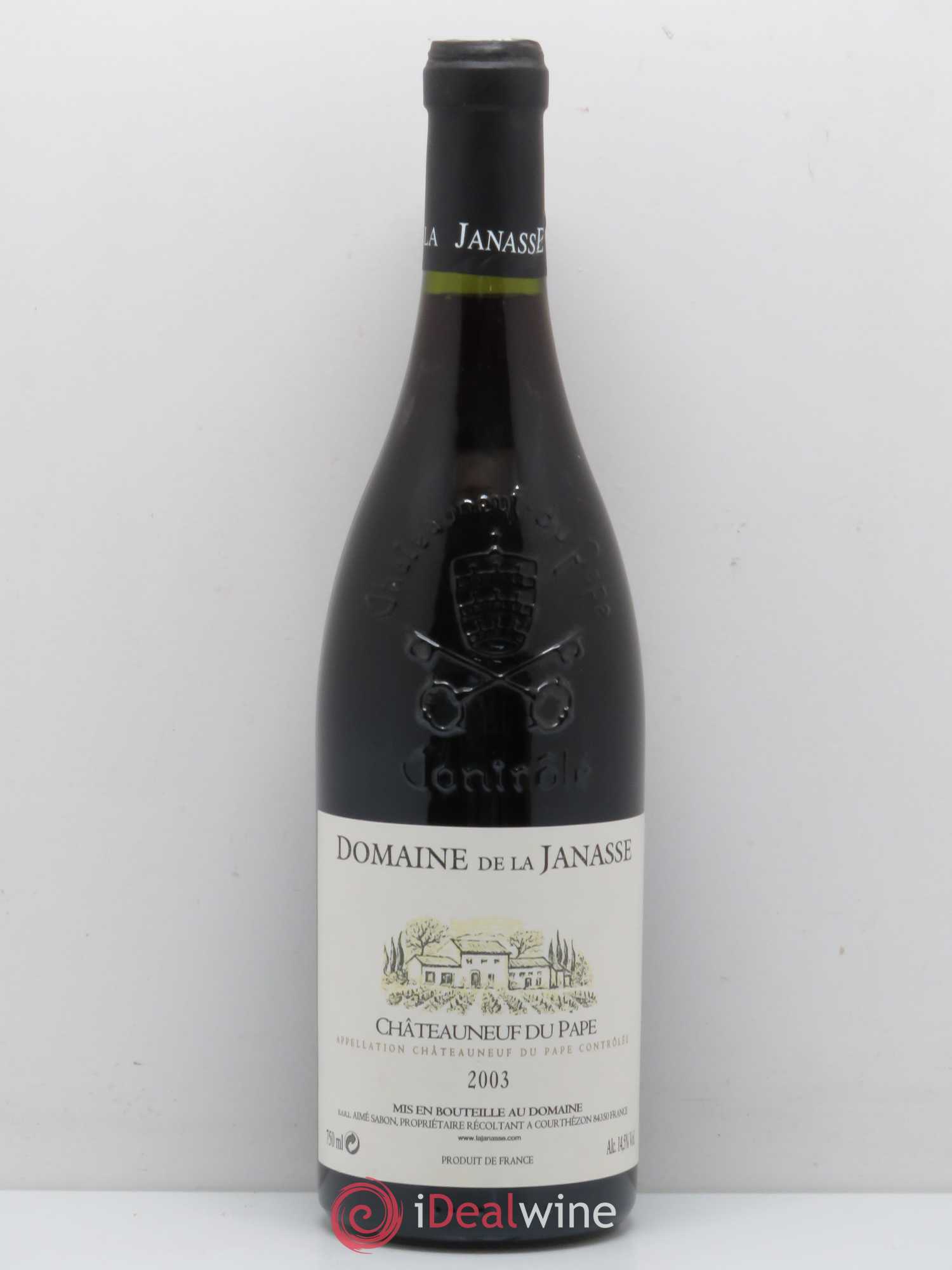 Châteauneuf-du-Pape La Janasse (Domaine de) 2003 - Lot de 1 bouteille - 0