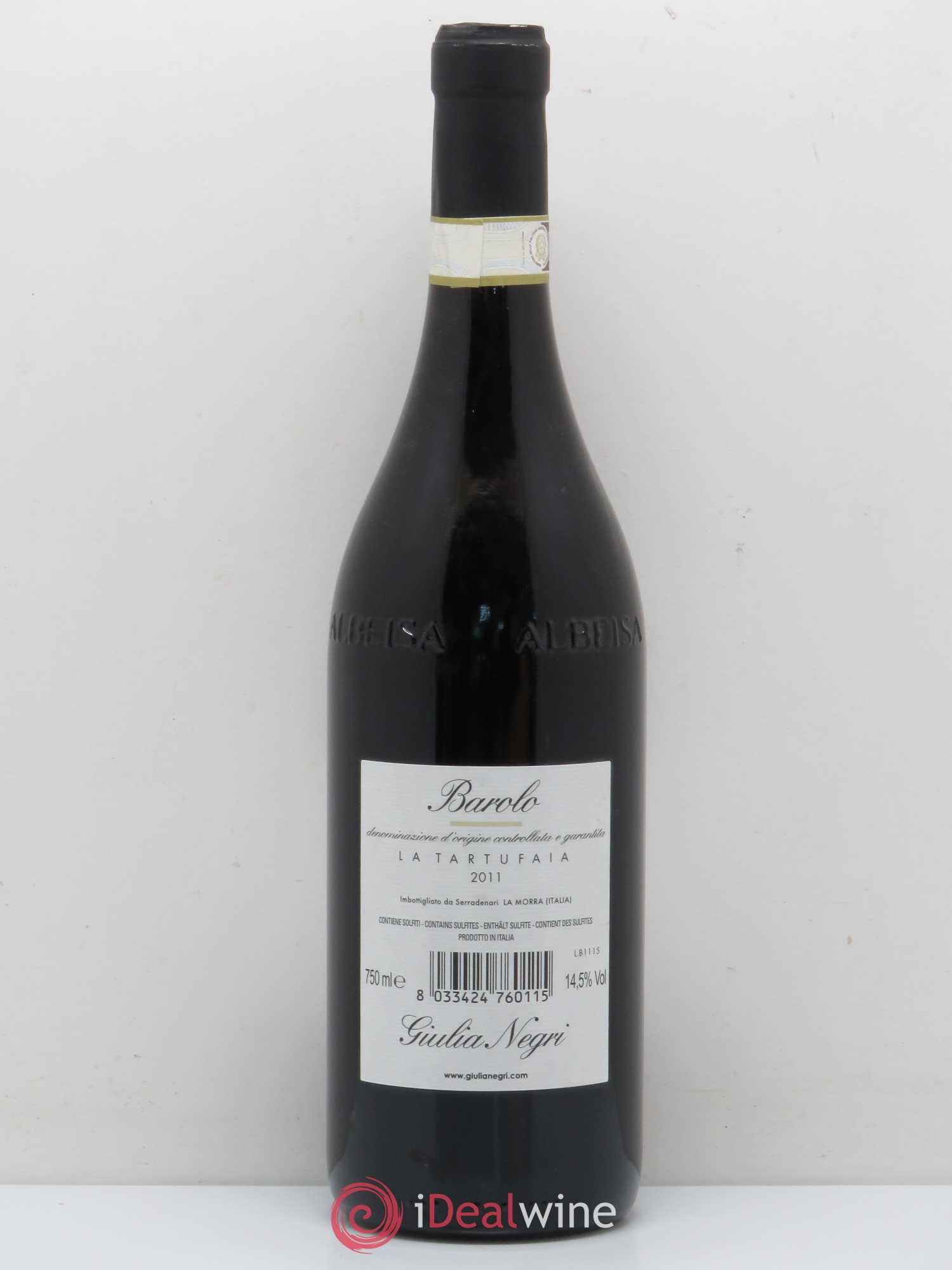 Barolo DOCG Giulia Negri La Tartufaia 2011 - Lot de 1 bouteille - 1