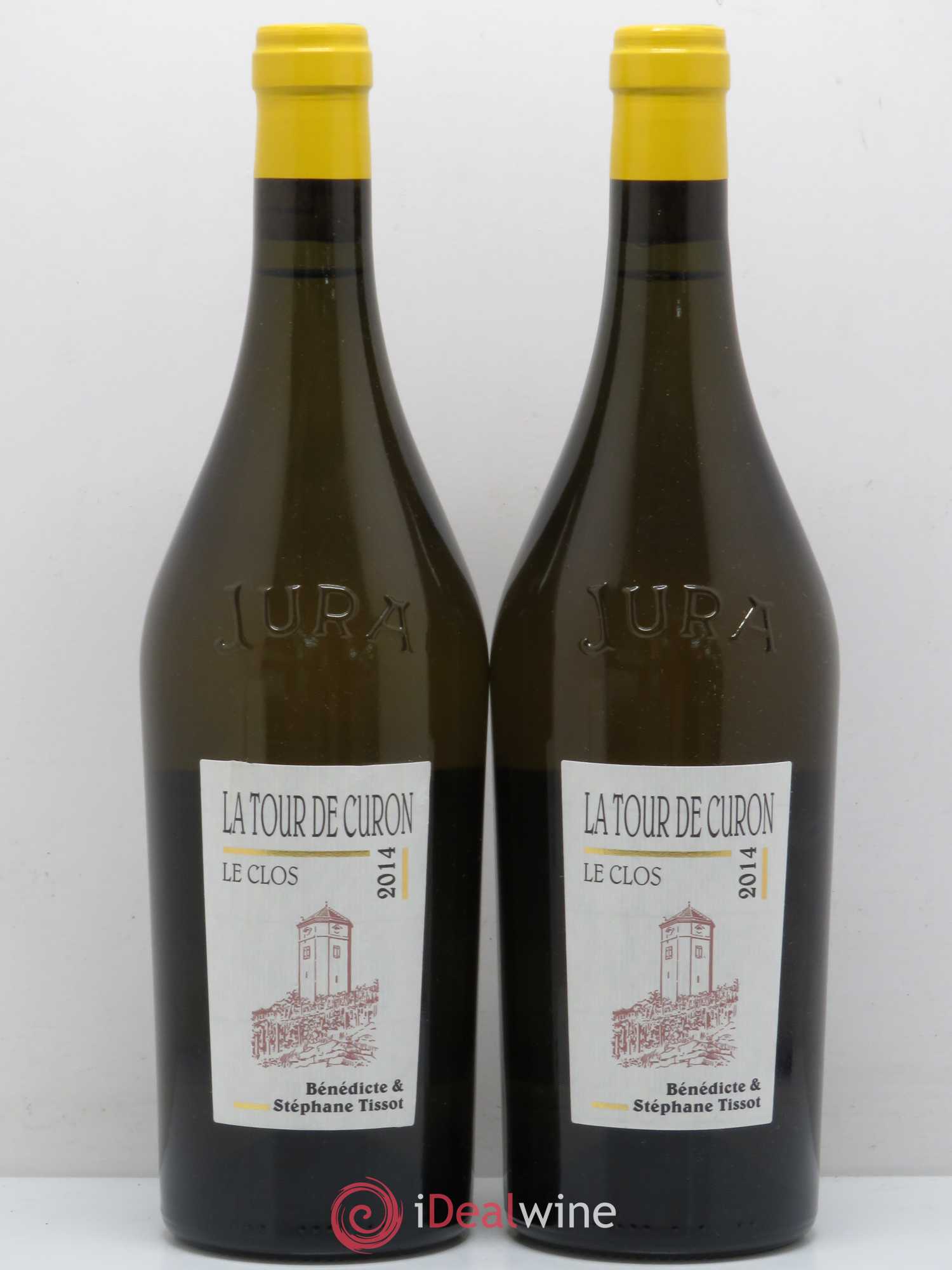 Arbois Chardonnay Le Clos de la Tour de Curon Bénédicte et Stéphane Tissot (sans prix de réserve) 2014 - Lot de 2 bouteilles - 0
