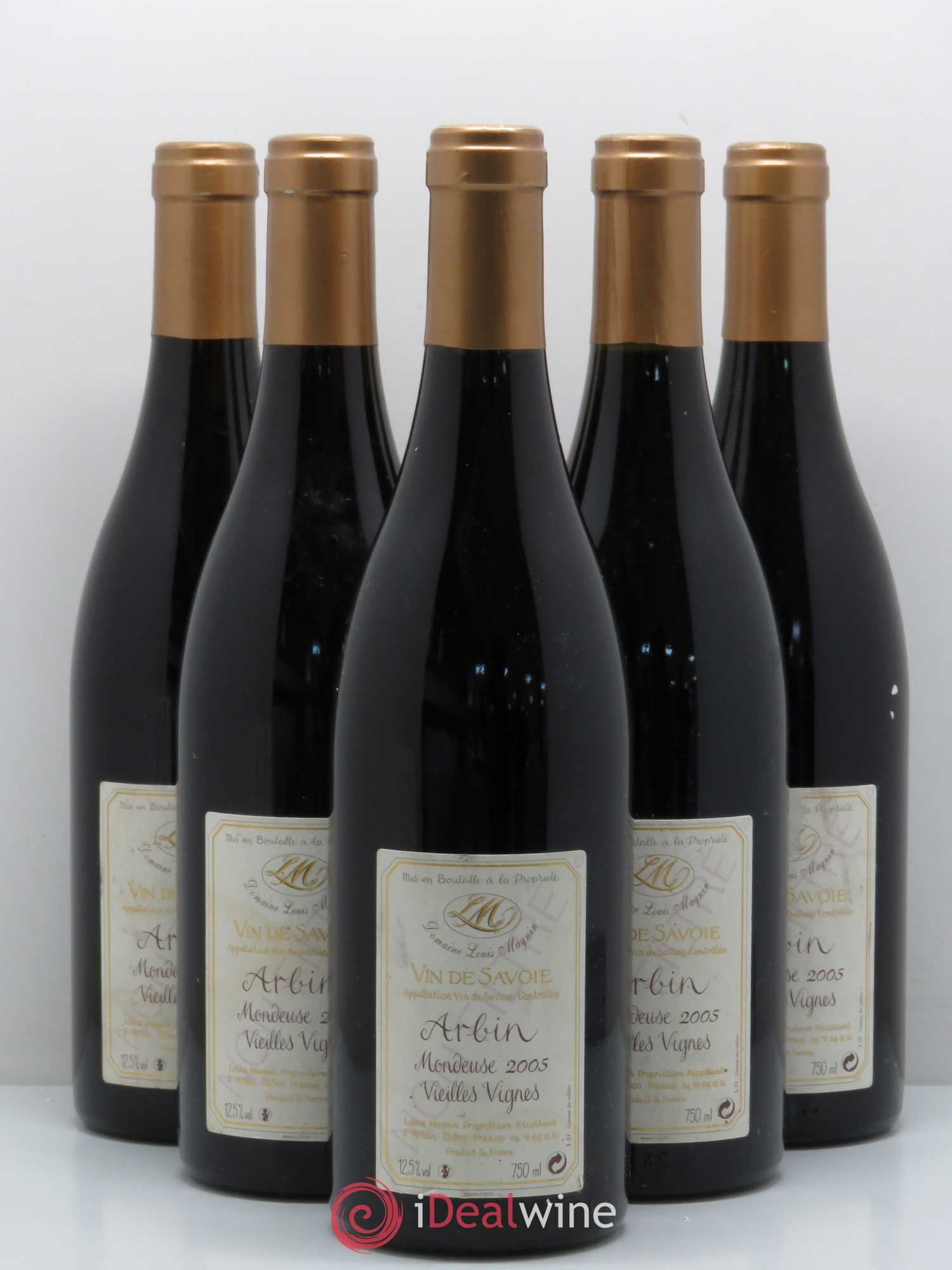 Vin de Savoie Arbin Vieilles Vignes Louis Magnien (sans prix de réserve) 2005 - Posten von 5 Flaschen - 0