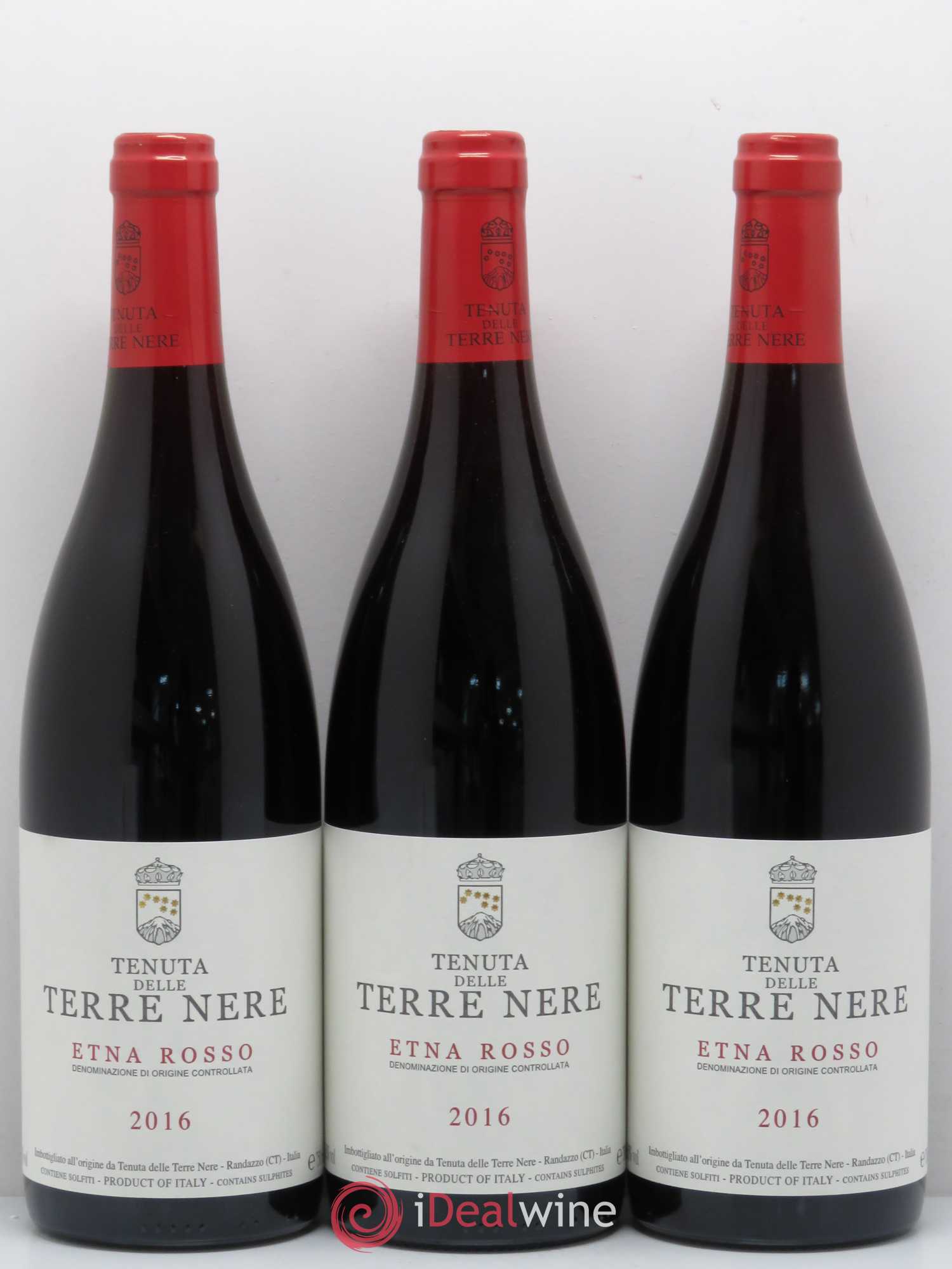 Etna Rosso DOC Tenuta delle Terre Nere (sans prix de réserve) 2016 - Lot de 3 bouteilles - 0