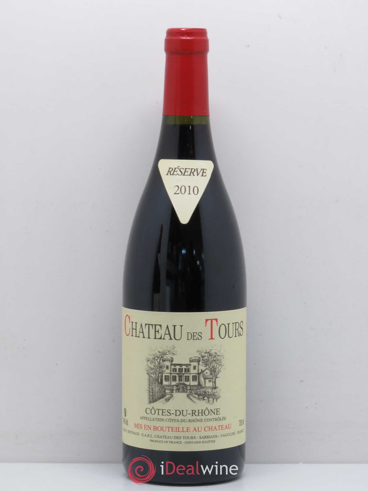 Côtes-du-Rhône Château des Tours Emmanuel Reynaud (sans prix de réserve) 2010 - Lot de 1 bouteille - 0