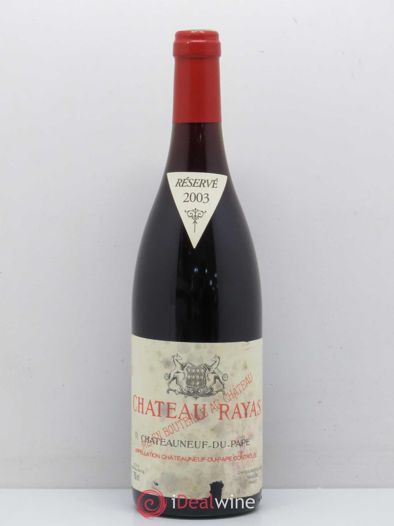 Châteauneuf-du-Pape Château Rayas Emmanuel Reynaud 2003 - Lot de 1 bouteille - 0