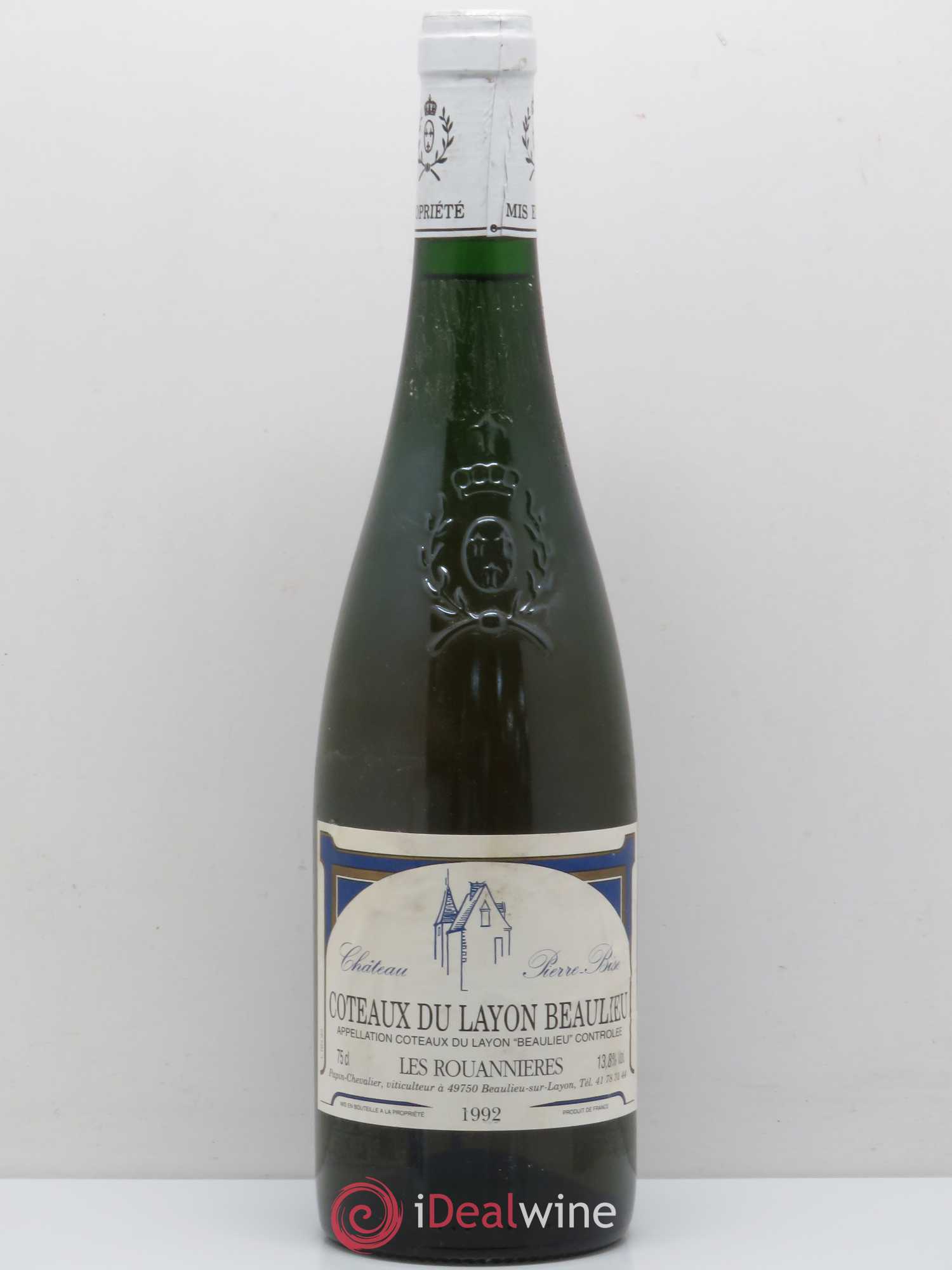 Coteaux du Layon Beaulieu Les Rouannieres Bise (sans prix de réserve) 1992 - Posten von 1 Flasche - 0
