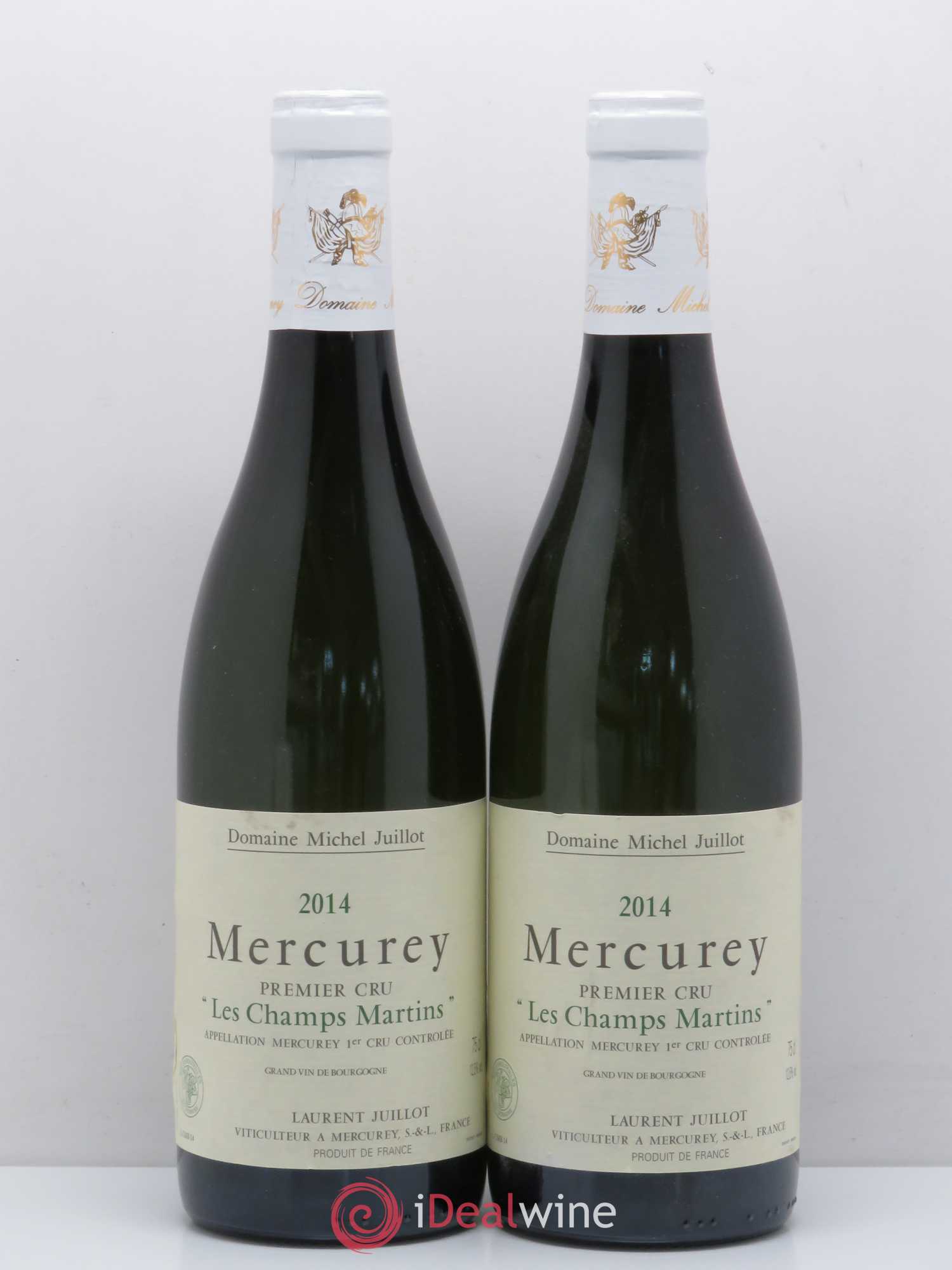 Mercurey 1er Cru Les Champs Martins Michel Juillot (Domaine) 2014 - Lot de 2 bouteilles - 0