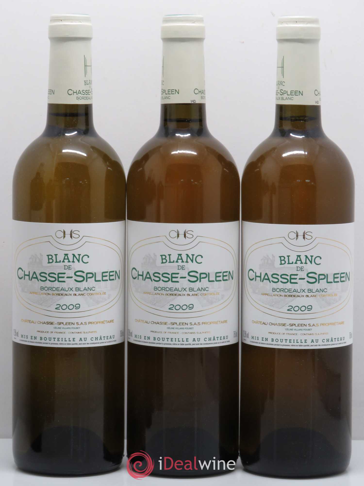 Bordeaux Blanc de Chasse Spleen 2009 - Posten von 6 Flaschen - 1