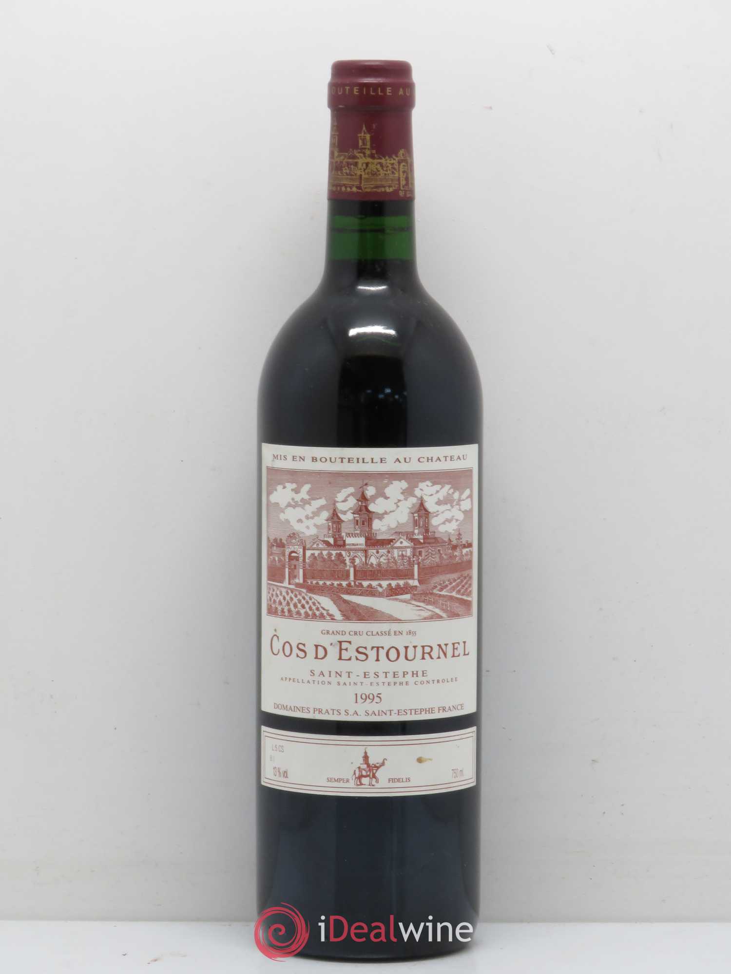 Cos d'Estournel 2ème Grand Cru Classé 1995 - Lot de 1 bouteille - 0