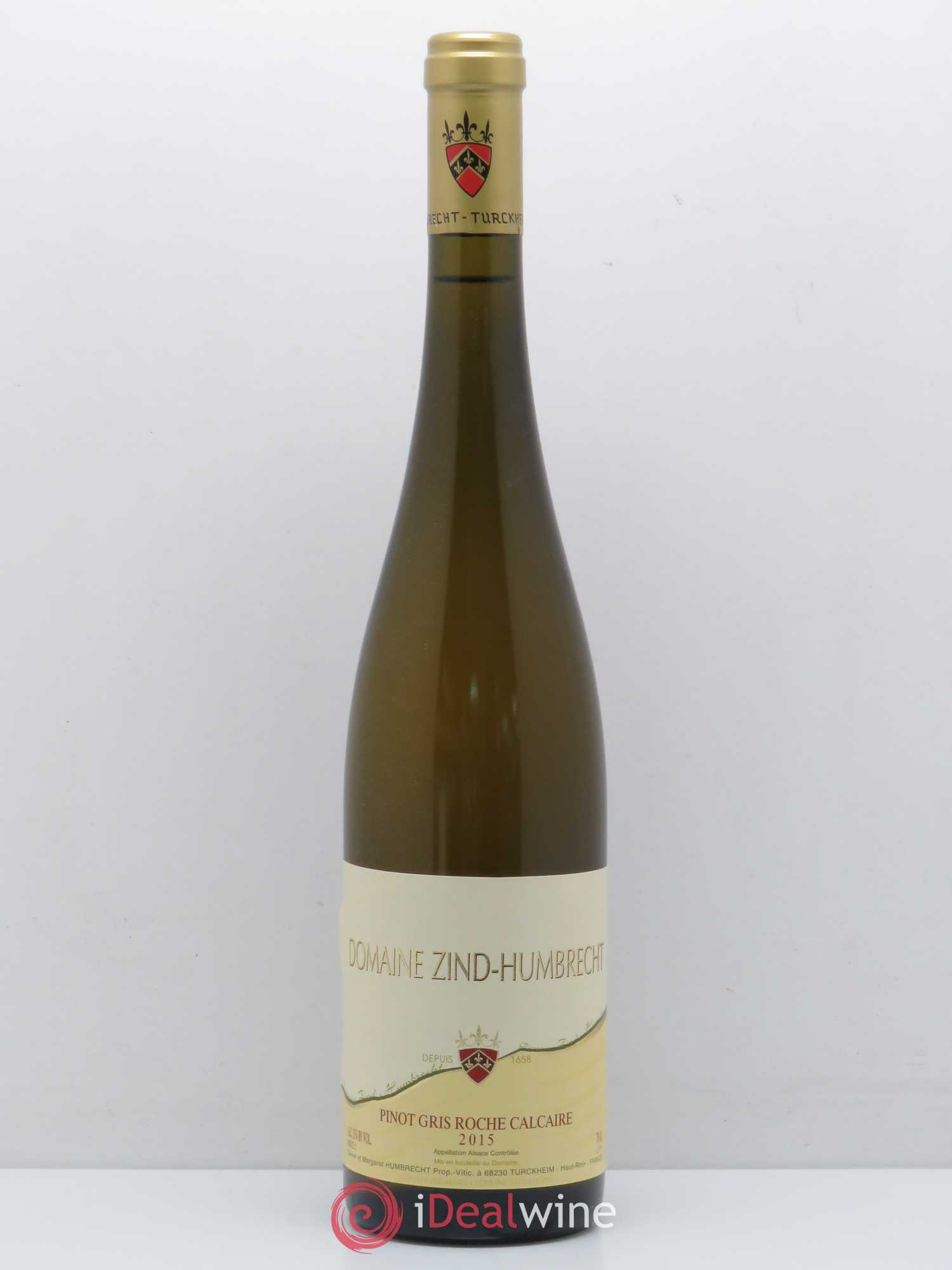 Alsace Pinot Gris Roche Calcaire Zind-Humbrecht (Domaine) (sans prix de réserve) 2015 - Lot de 1 bouteille - 0