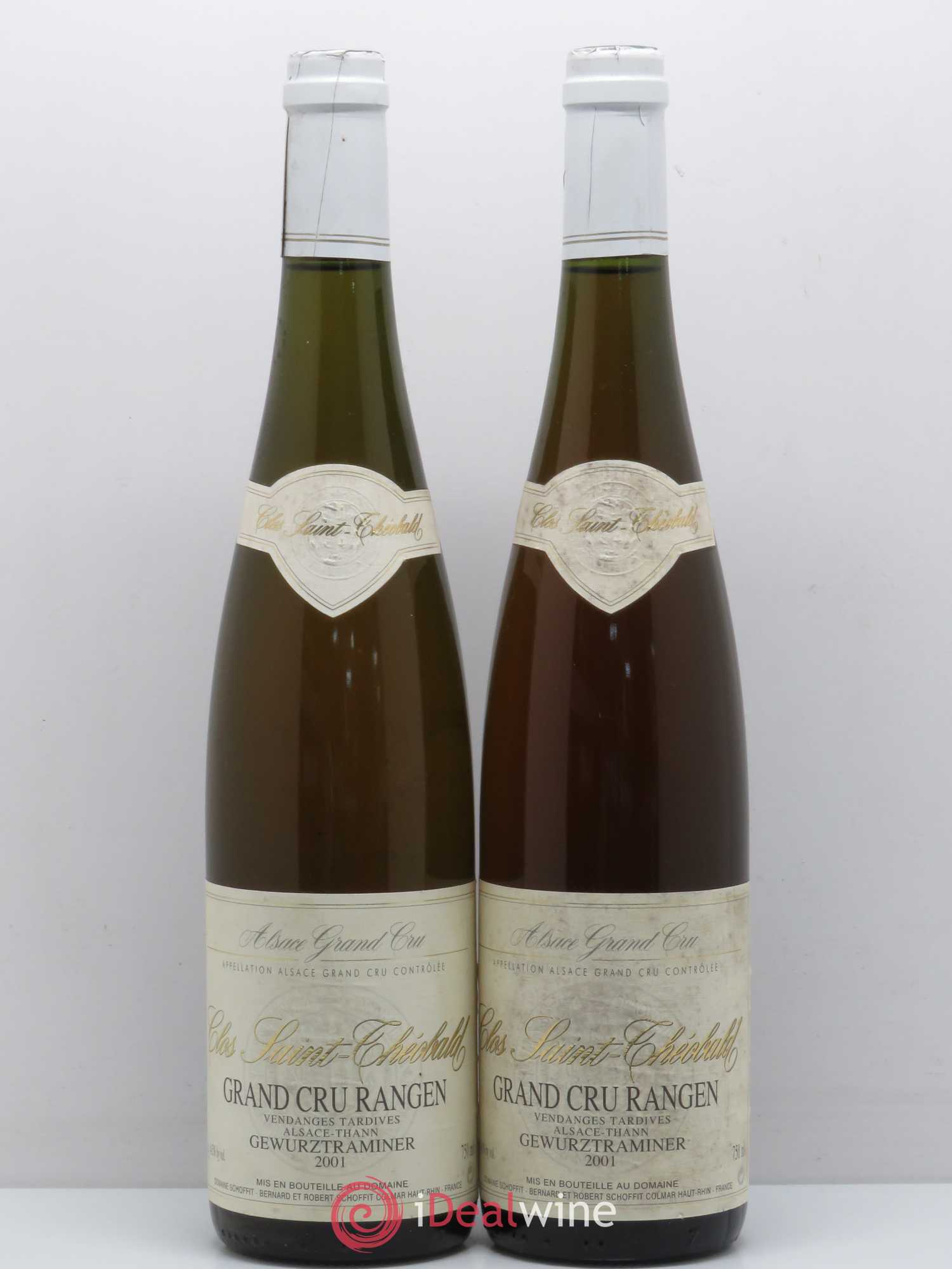 Gewurztraminer Clos Saint Theobald - Grand Cru Rangen Vendanges Tardives - Domaine Schoffit 2001 - Posten von 2 Flaschen - 0