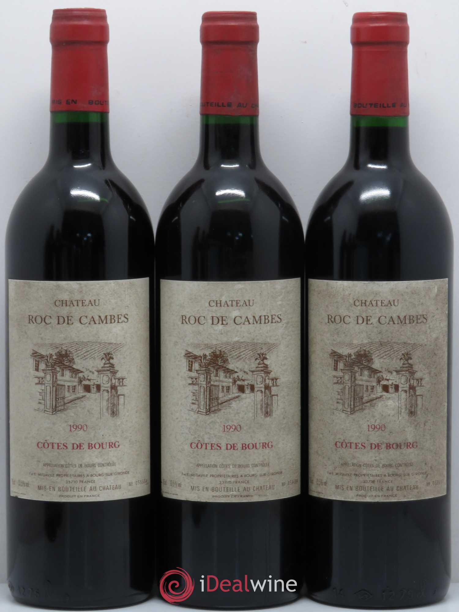 Roc de Cambes 1990 - Lot of 6 bottles - 1