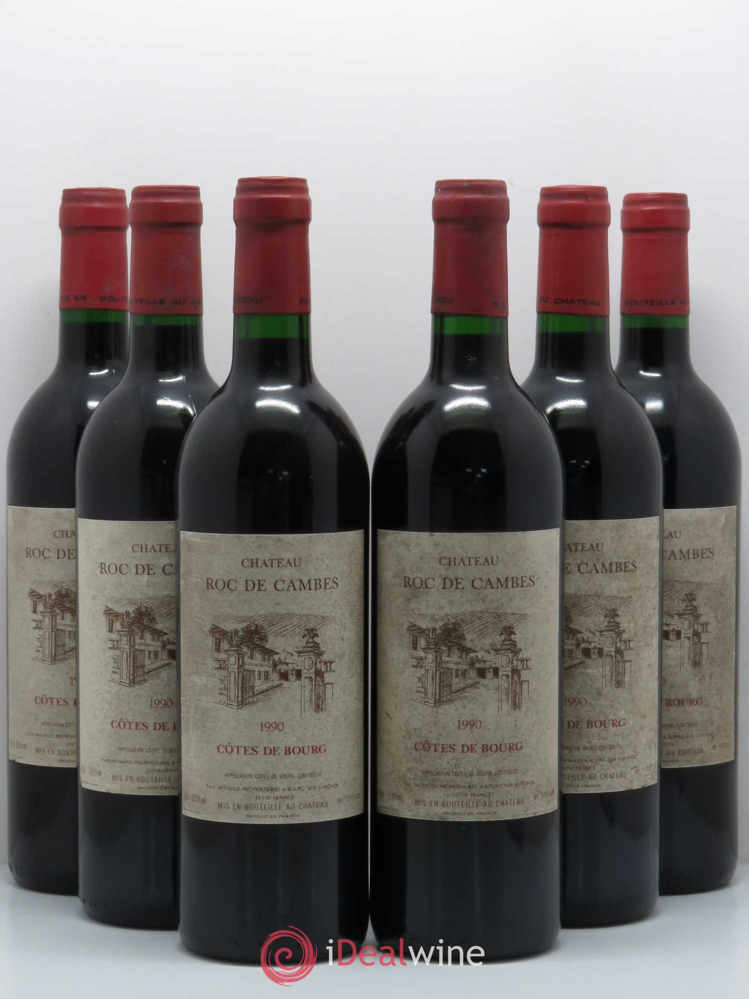 Roc de Cambes 1990 - Lot of 6 bottles - 0