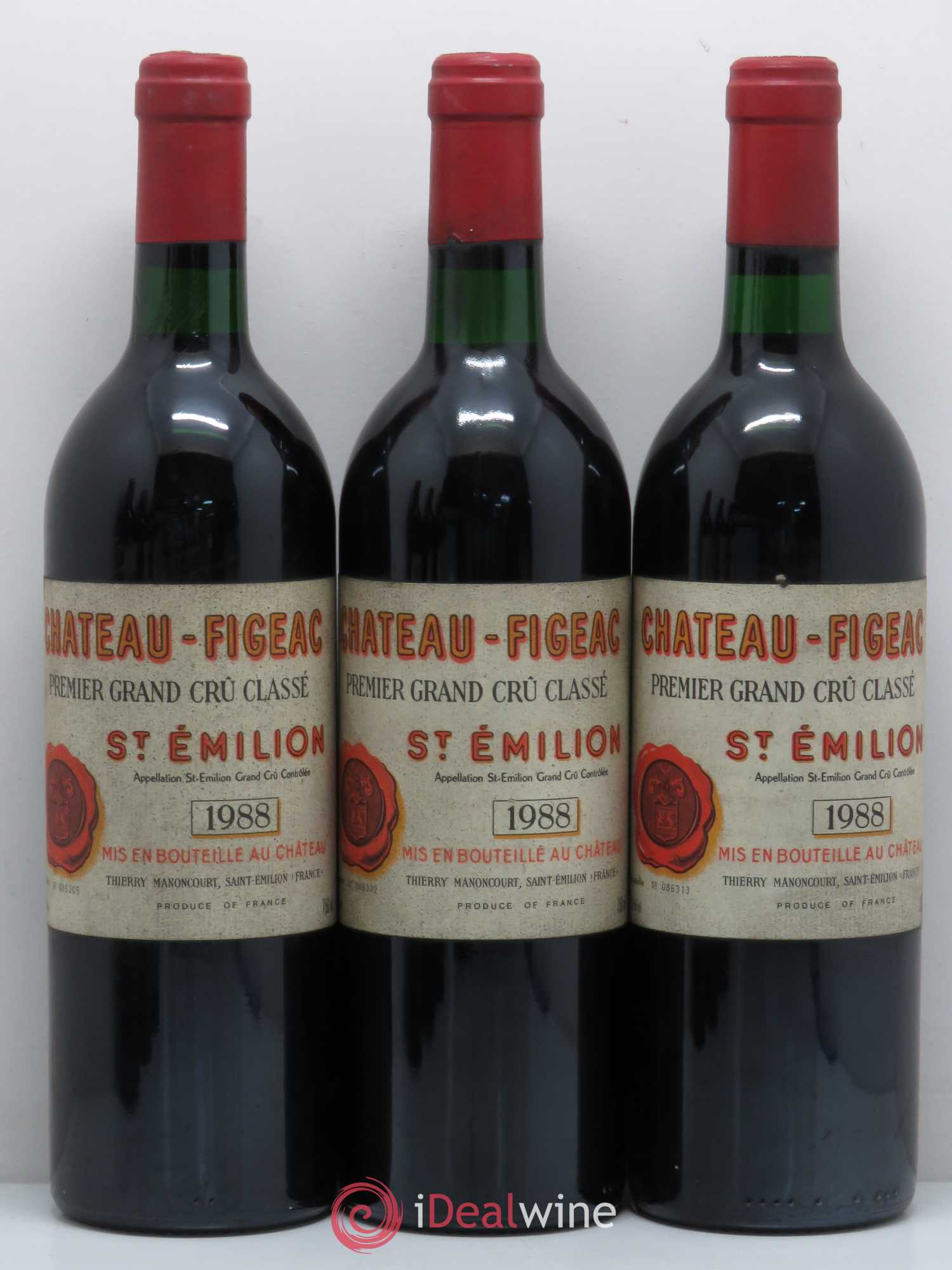 Château Figeac 1er Grand Cru Classé A 1988 - Lot de 6 bouteilles - 2