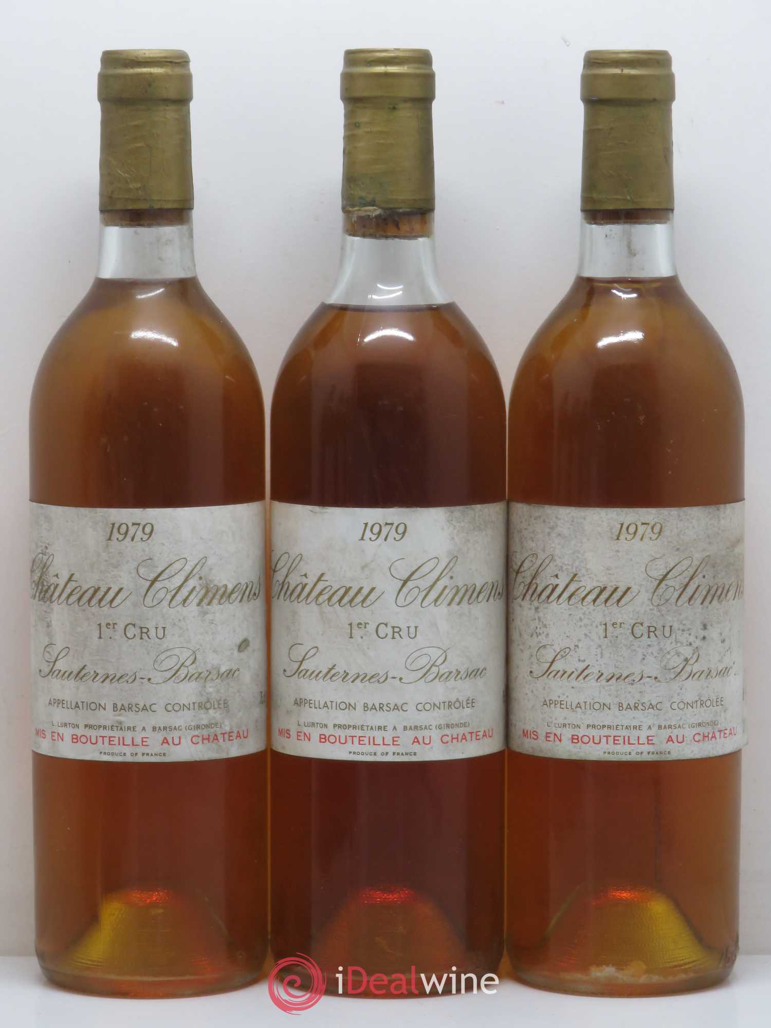 Château Climens 1er Grand Cru Classé 1979 - Lotto di 6 bottiglie - 2