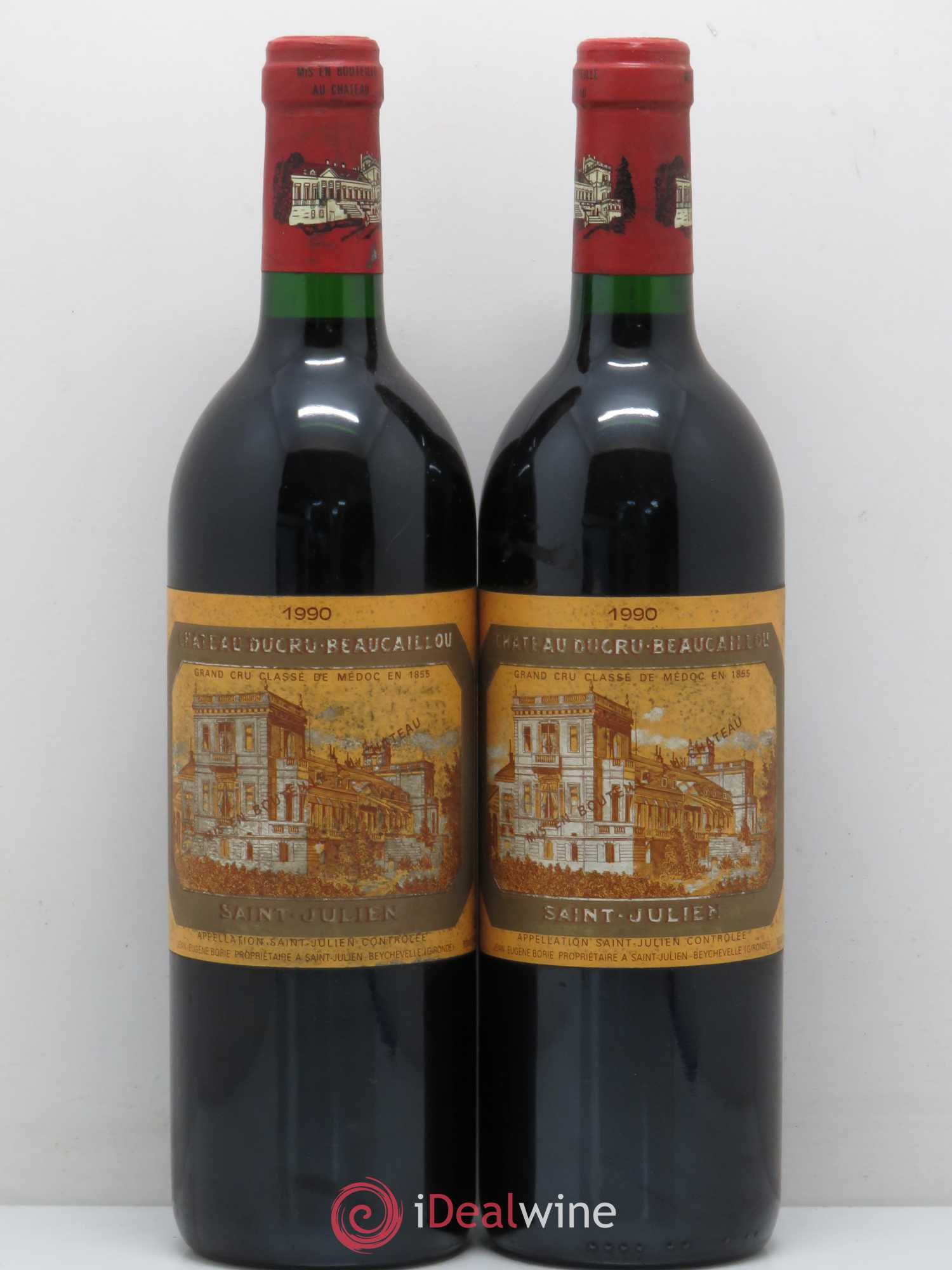 Château Ducru Beaucaillou 2ème Grand Cru Classé 1990 - Lot de 2 bouteilles - 0