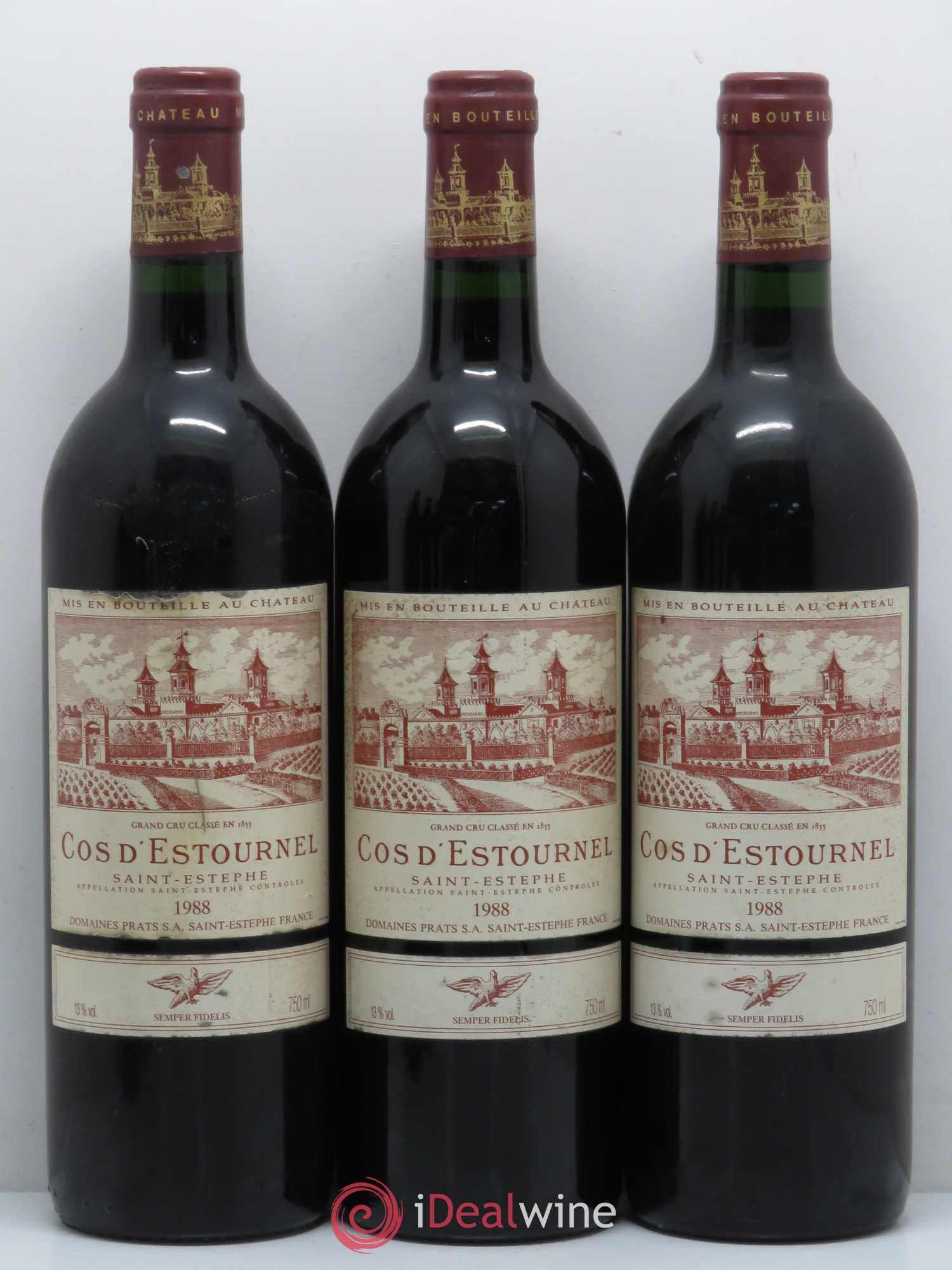 Cos d'Estournel 2ème Grand Cru Classé 1988 - Lot de 6 bouteilles - 1
