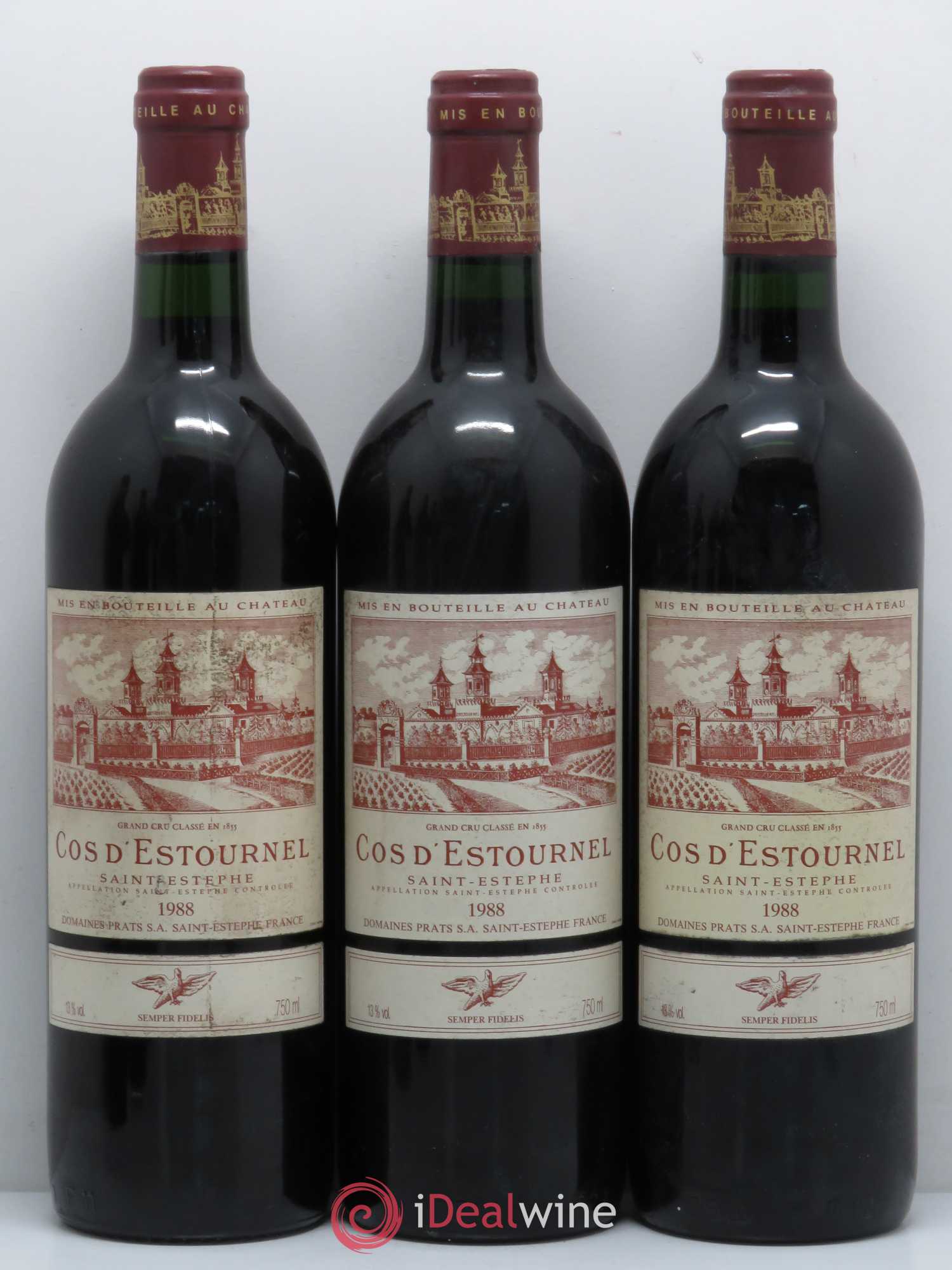 Cos d'Estournel 2ème Grand Cru Classé 1988 - Lot de 6 bouteilles - 2