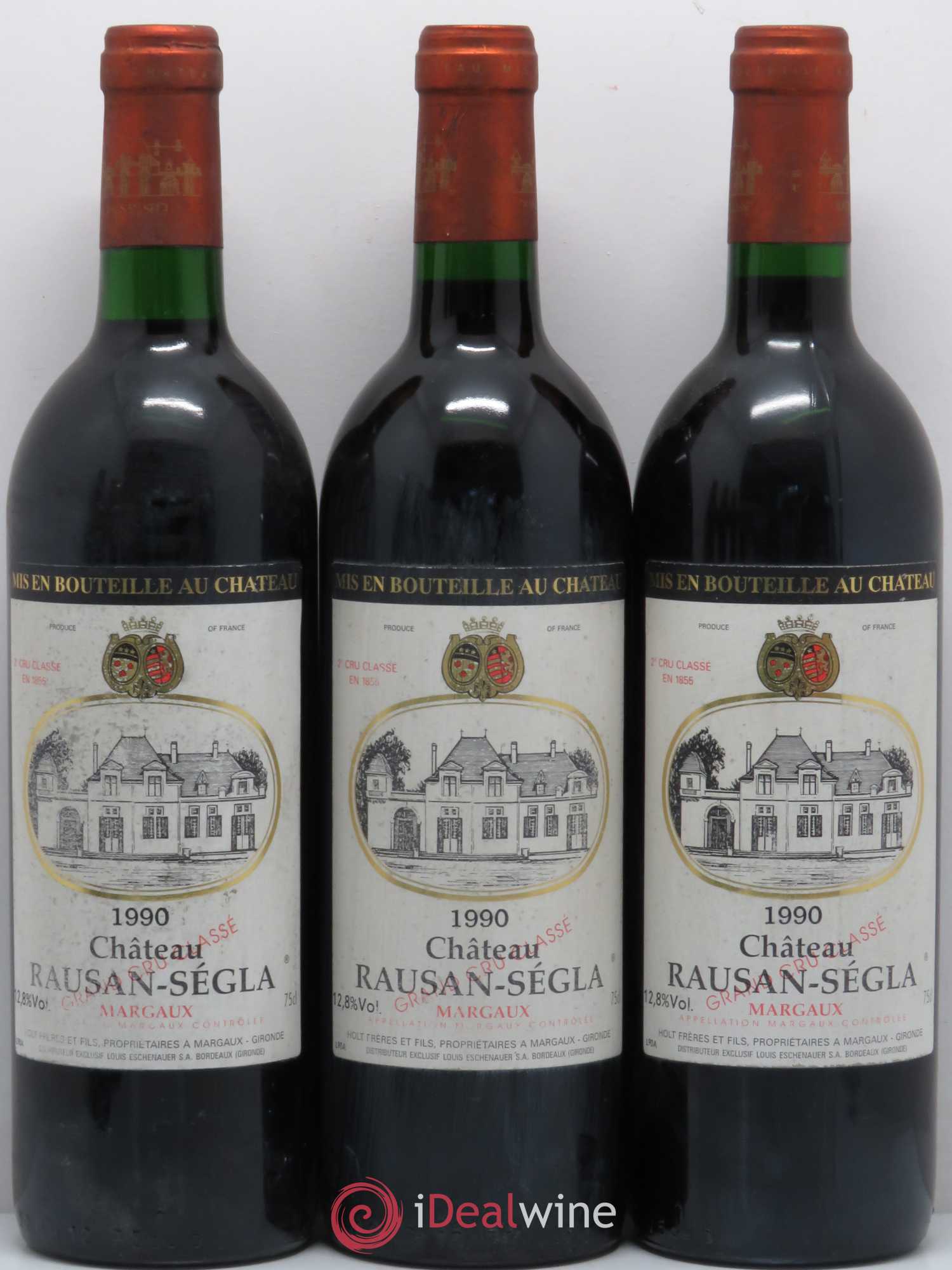Château Rauzan Ségla Grand Cru Classé 1990 - Lot de 6 bouteilles - 1