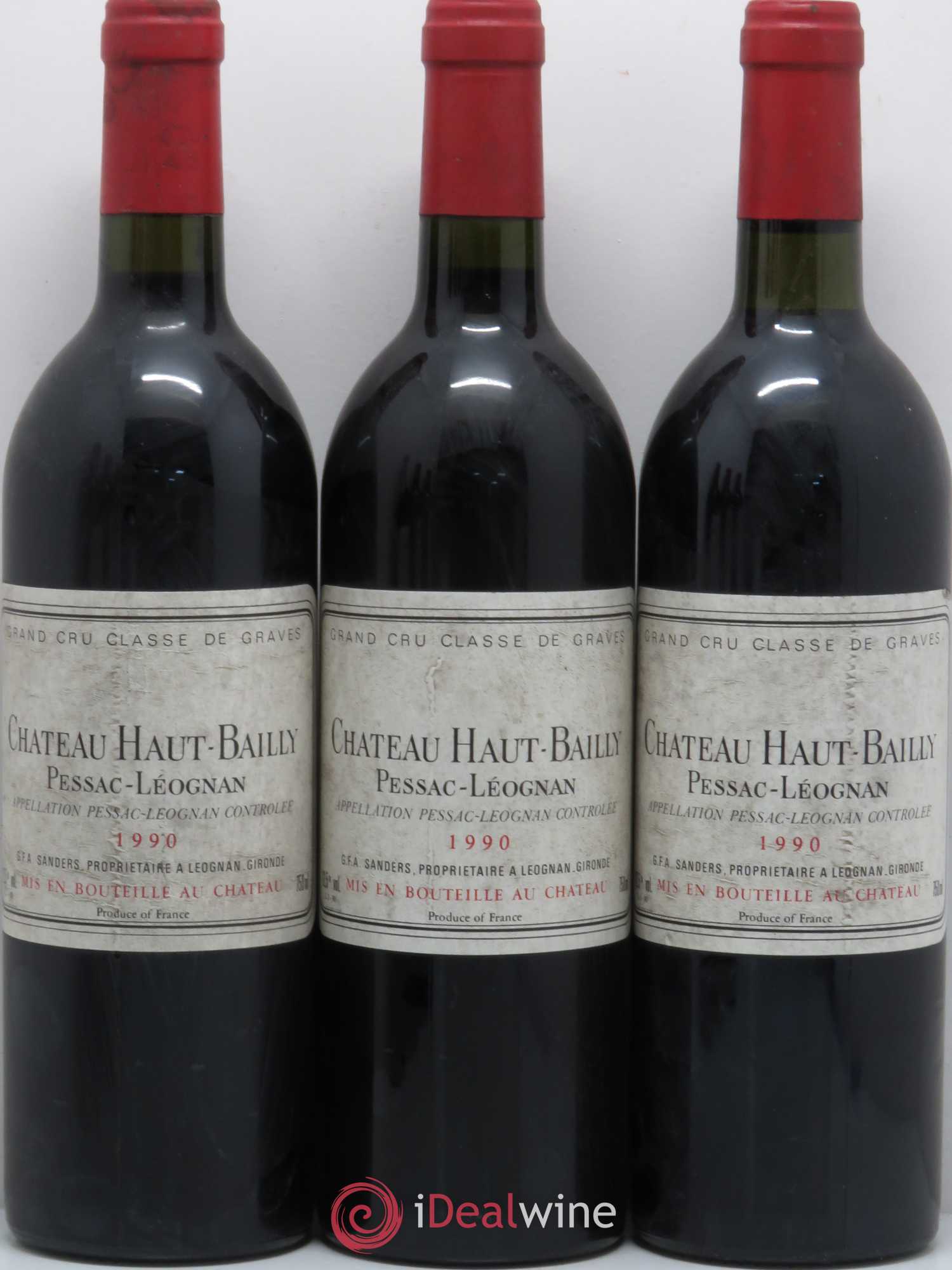 Château Haut-Bailly Cru Classé de Graves 1990 - Lot de 6 bouteilles - 2