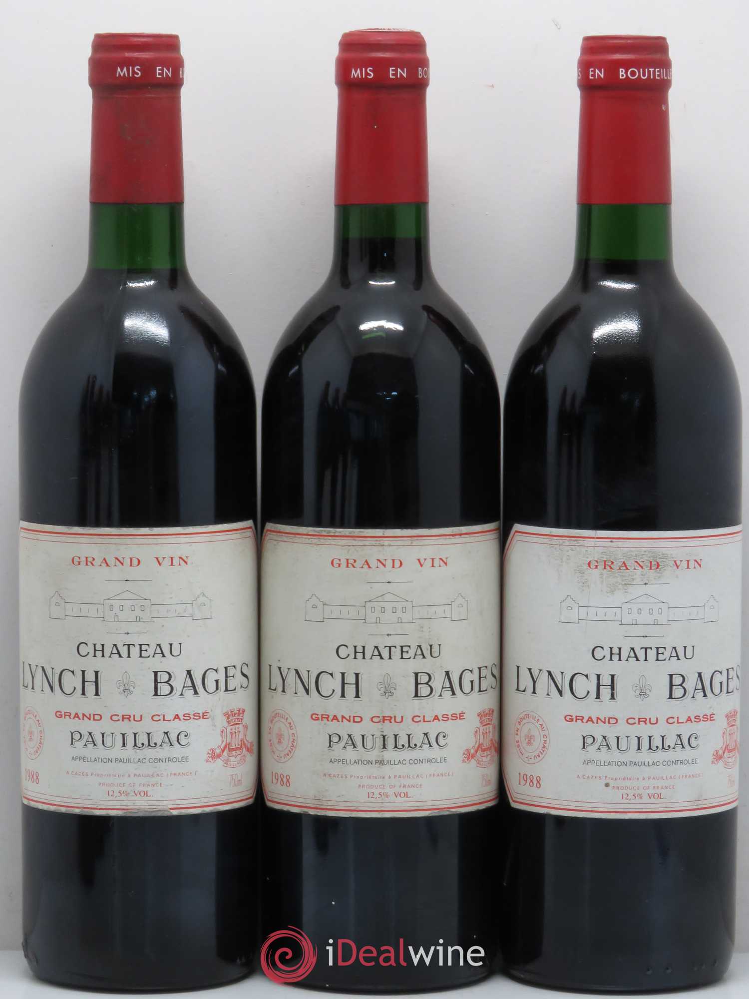 Château Lynch Bages 5ème Grand Cru Classé 1988 - Lot de 6 bouteilles - 2