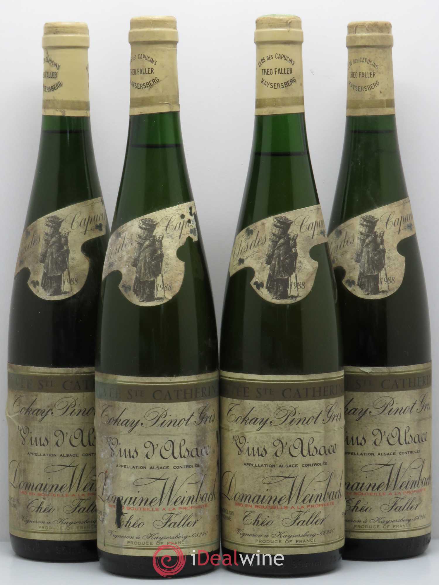 Pinot Gris Domaine Weinbach 1988 - Posten von 4 Flaschen - 0