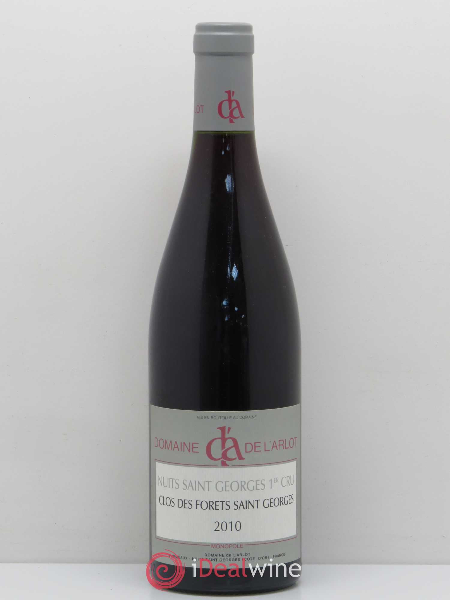 Nuits-Saint-Georges 1er Cru Clos des Forêts Saint-Georges Domaine de l'Arlot 2010 - Lot de 1 bouteille - 0