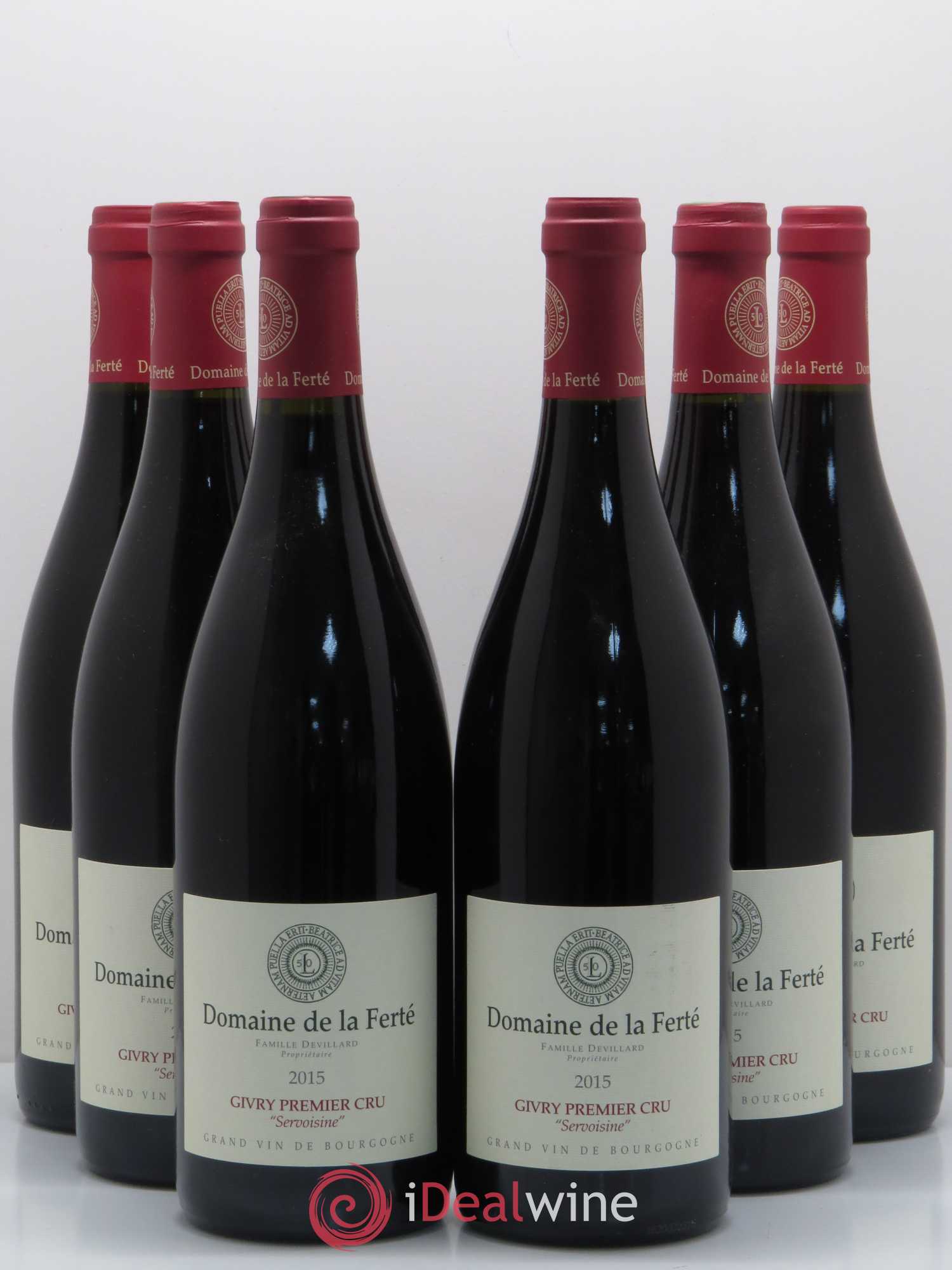 Givry 1er Cru Servoisine Domaine de la Ferté 2015 - Lot de 6 bouteilles - 0