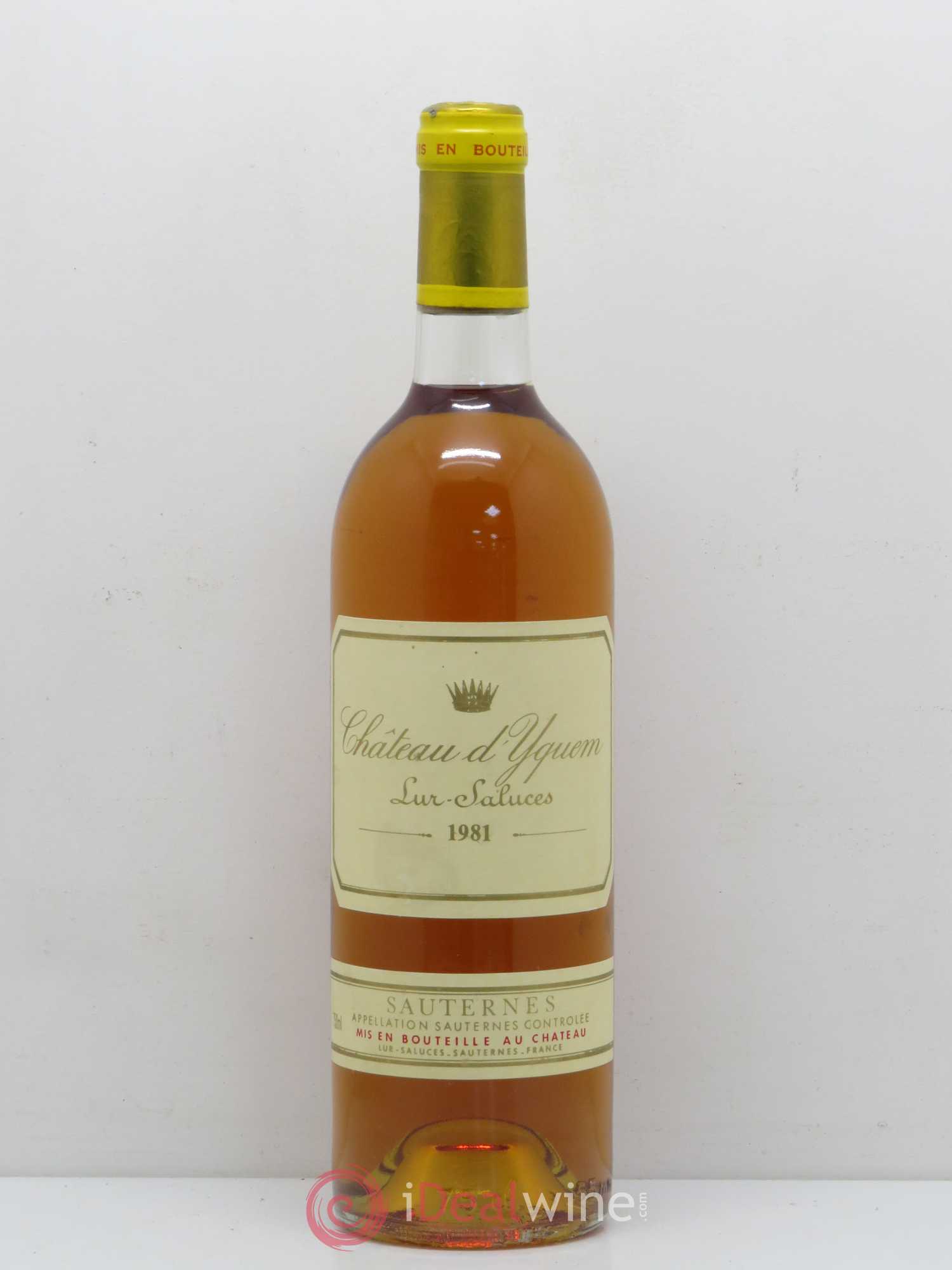 Château d' Yquem 1er Cru Classé Supérieur 1981 - Lotto di 1 bottiglia - 0