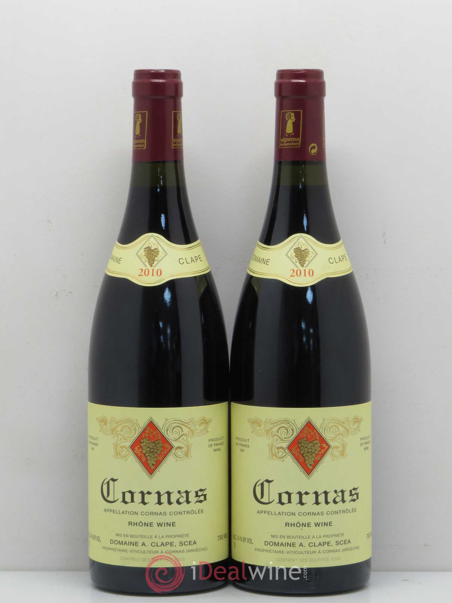 Cornas Auguste Clape 2010 - Lot de 2 bouteilles - 0