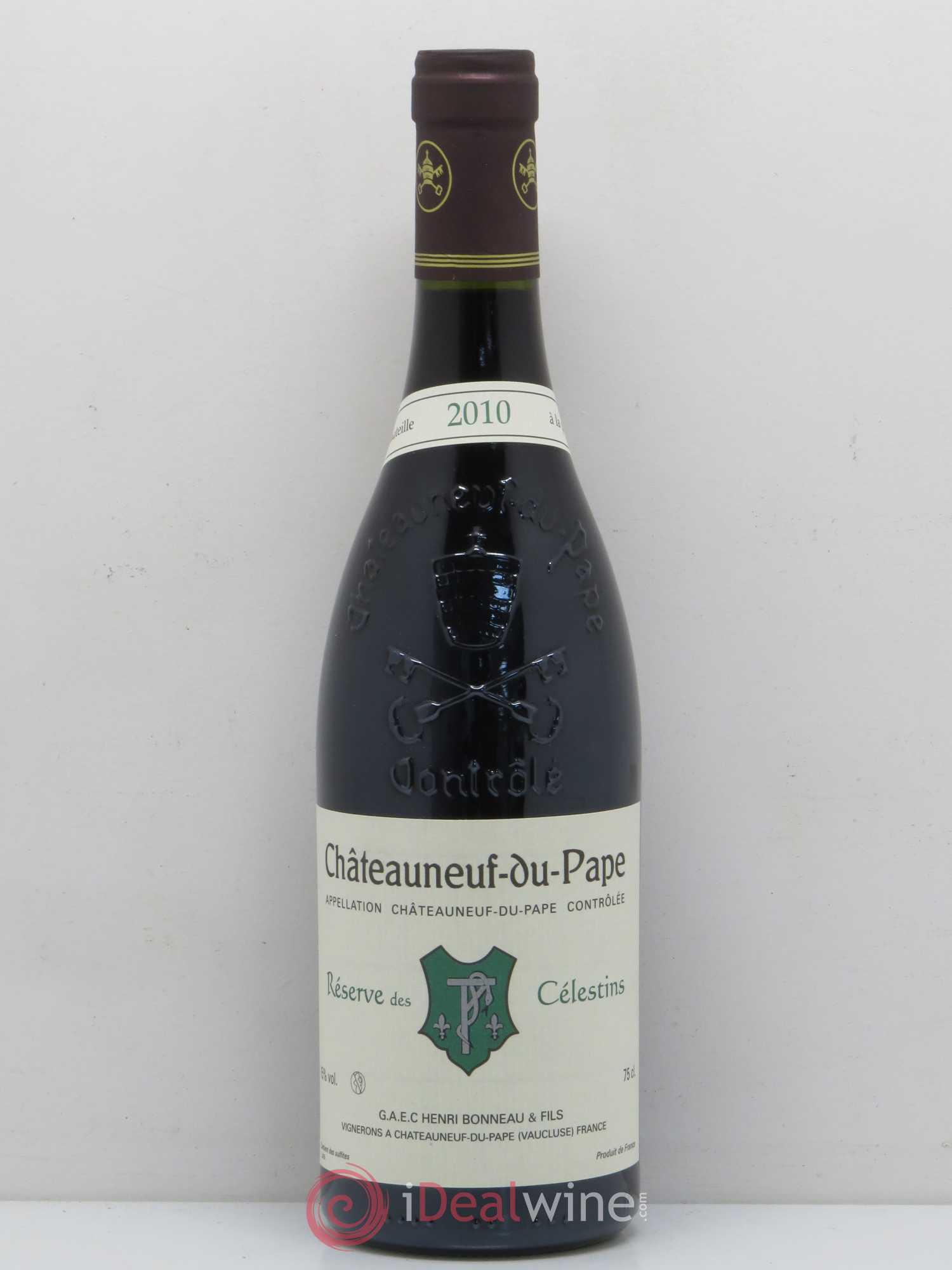 Châteauneuf-du-Pape Réserve des Célestins Henri Bonneau & Fils 2010 - Lot de 1 bouteille - 0