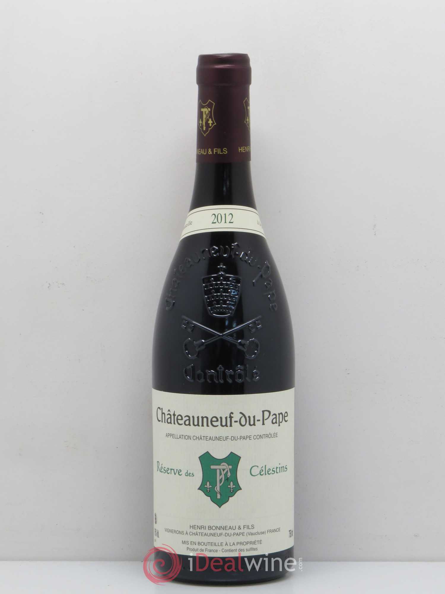 Châteauneuf-du-Pape Réserve des Célestins Henri Bonneau & Fils 2012 - Lot de 1 bouteille - 0