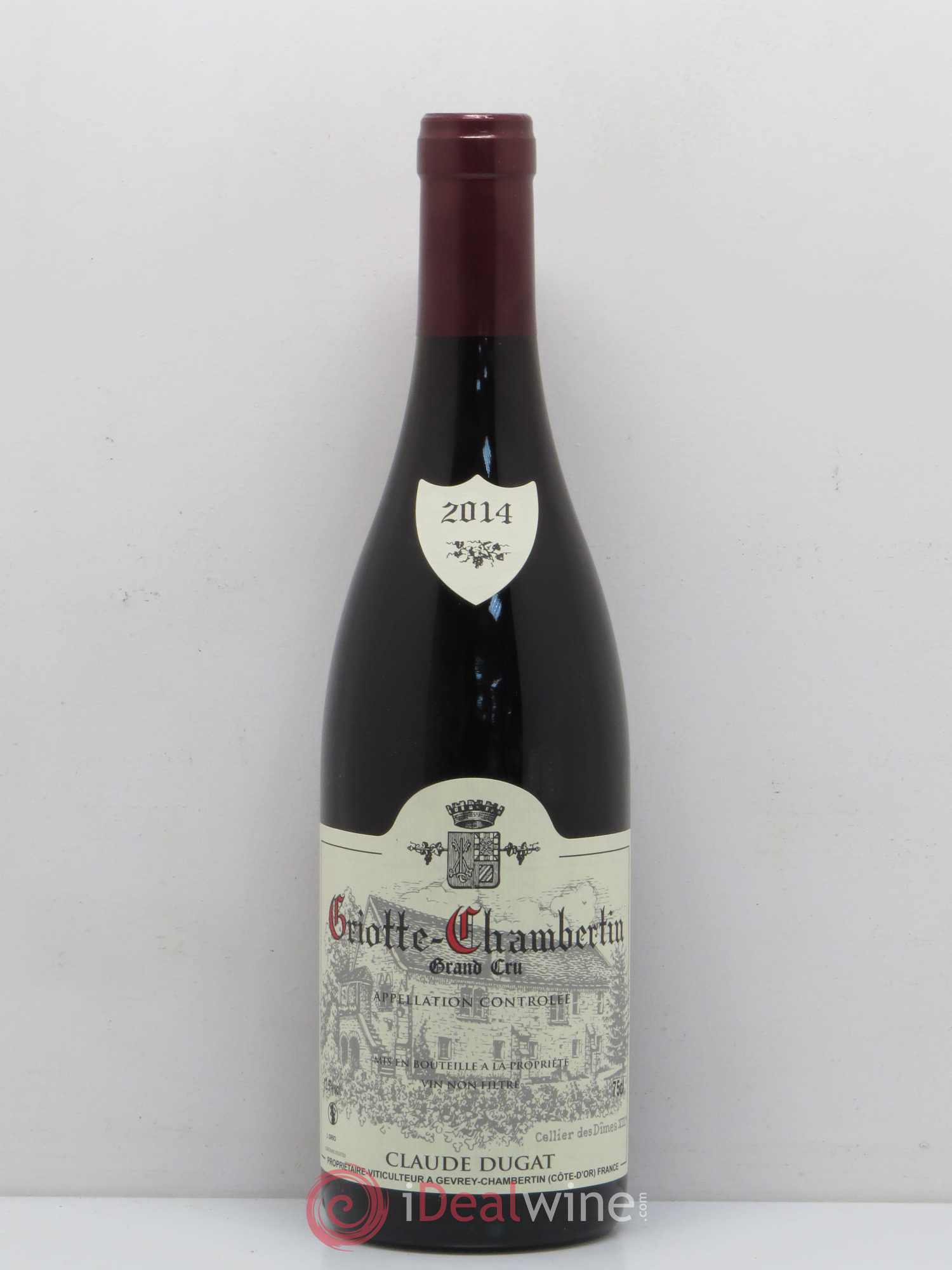 Griotte-Chambertin Grand Cru Claude Dugat 2014 - Lot de 1 bouteille - 0