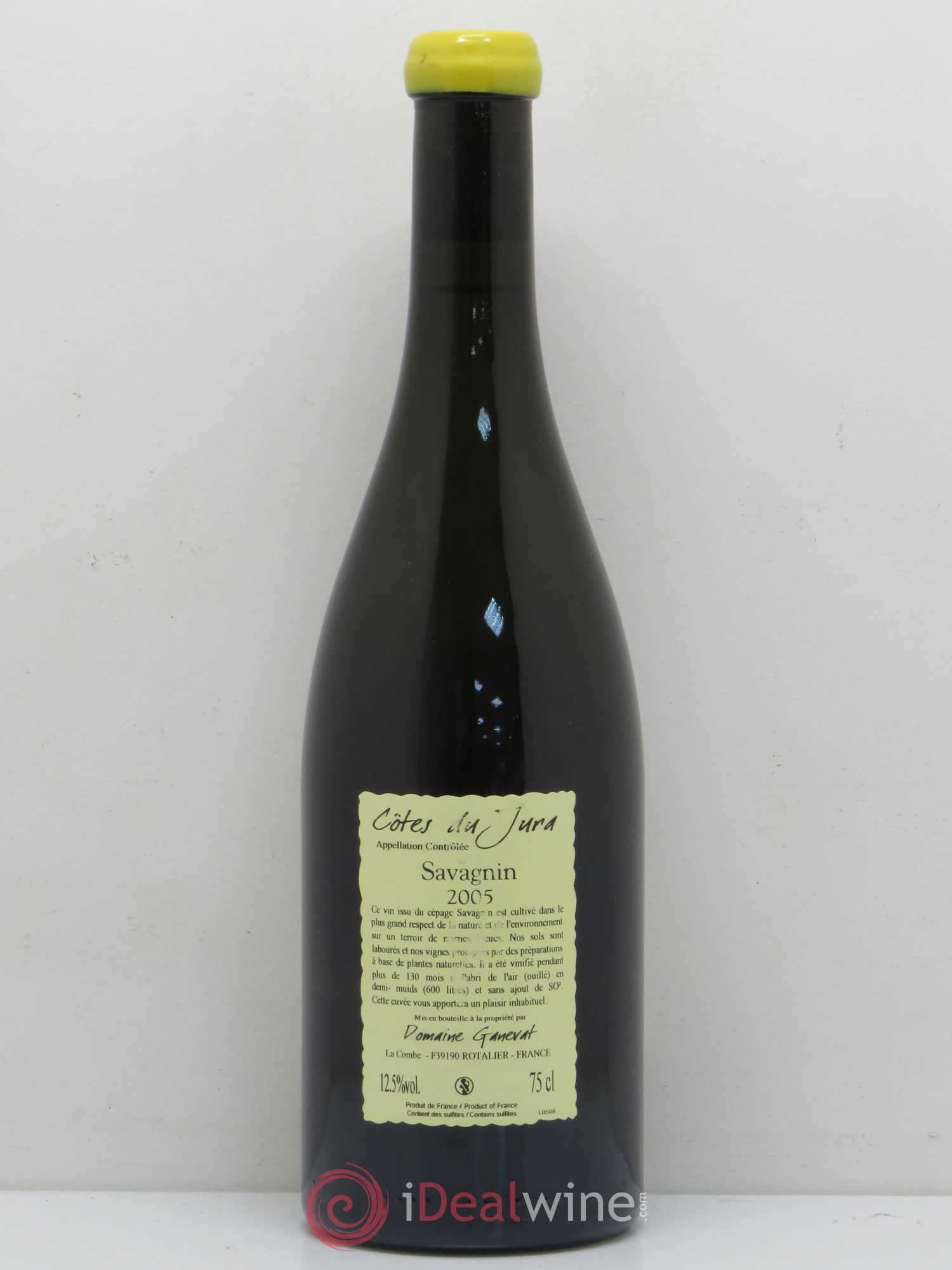 Côtes du Jura Les Vignes de mon Père Jean-François Ganevat (Domaine) 2005 - Lot de 1 bouteille - 1