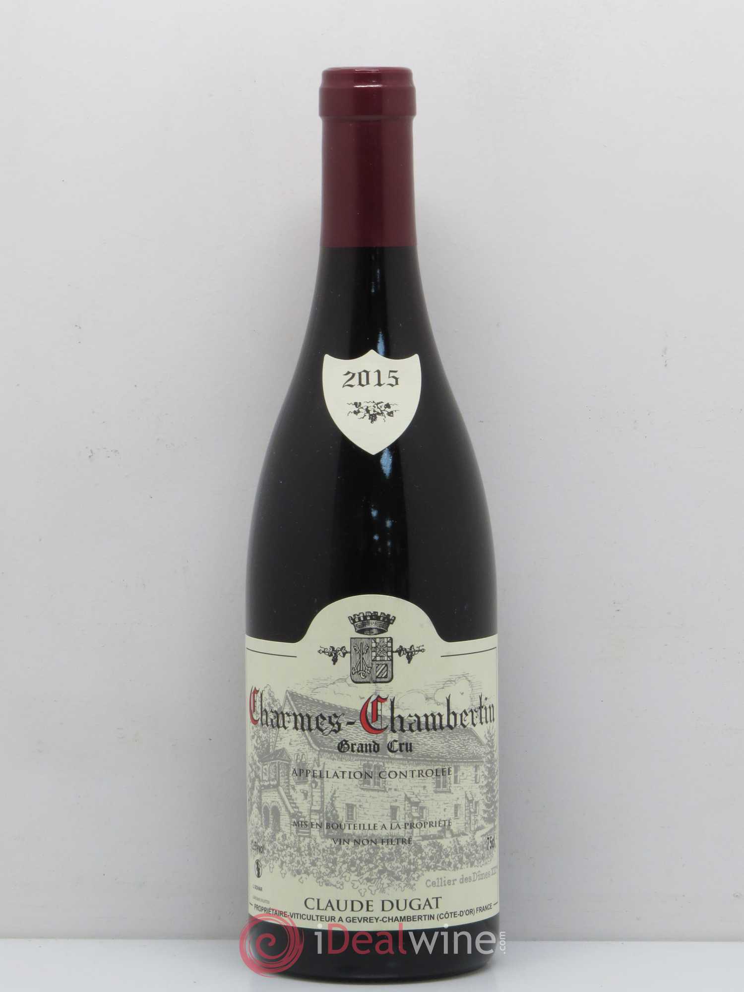 Charmes-Chambertin Grand Cru Claude Dugat 2015 - Lot de 1 bouteille - 0