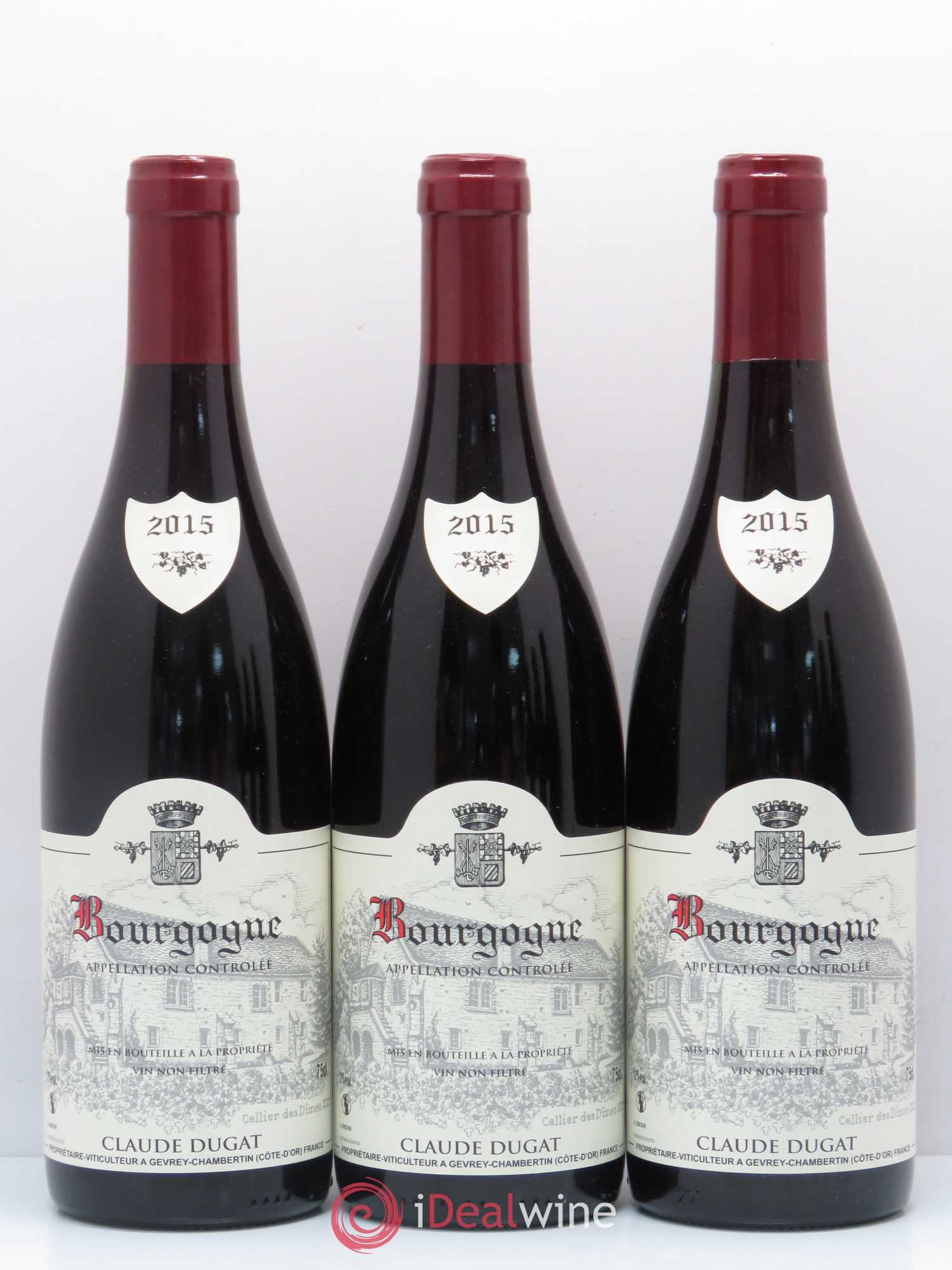 Bourgogne Domaine Claude Dugat 2015 - Posten von 6 Flaschen - 1