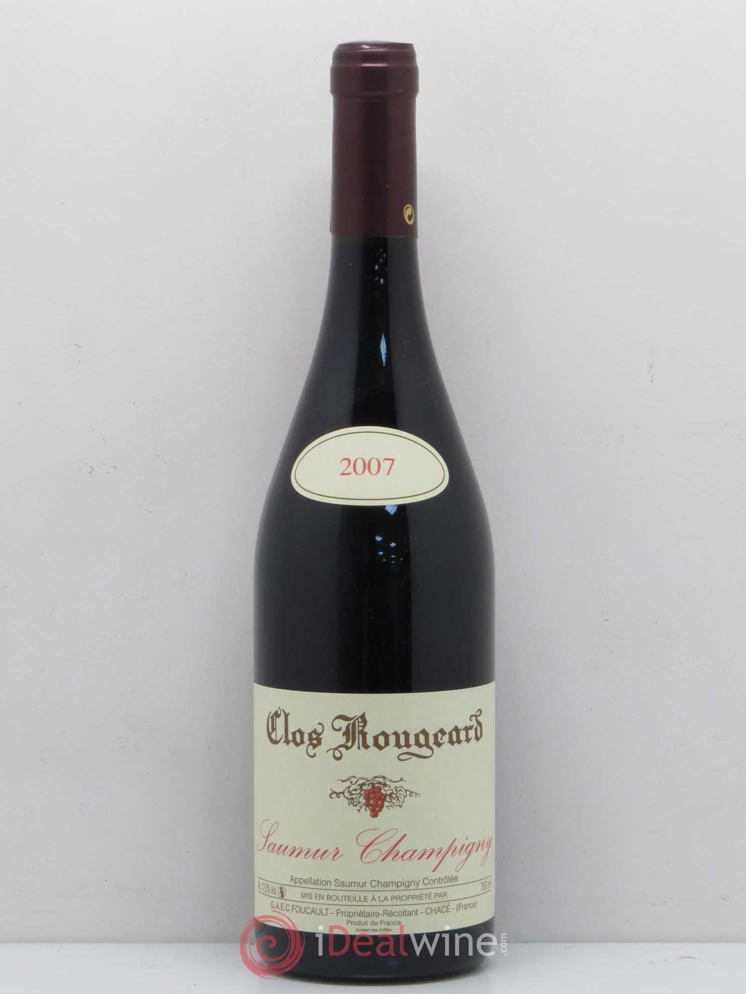 Saumur-Champigny Clos Rougeard 2007 - Lot de 1 bouteille - 0