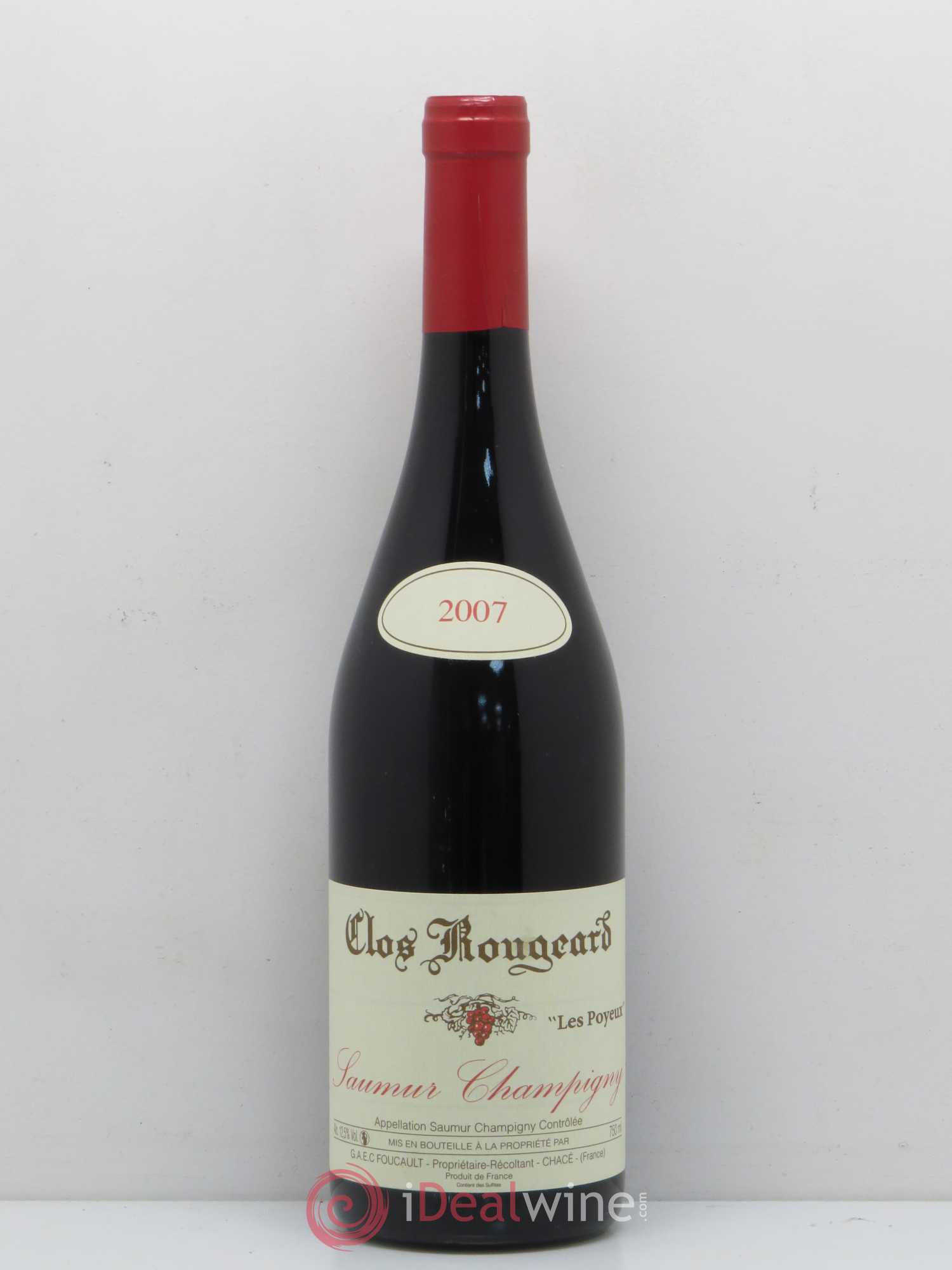 Saumur-Champigny Les Poyeux Clos Rougeard 2007 - Lot de 1 bouteille - 0