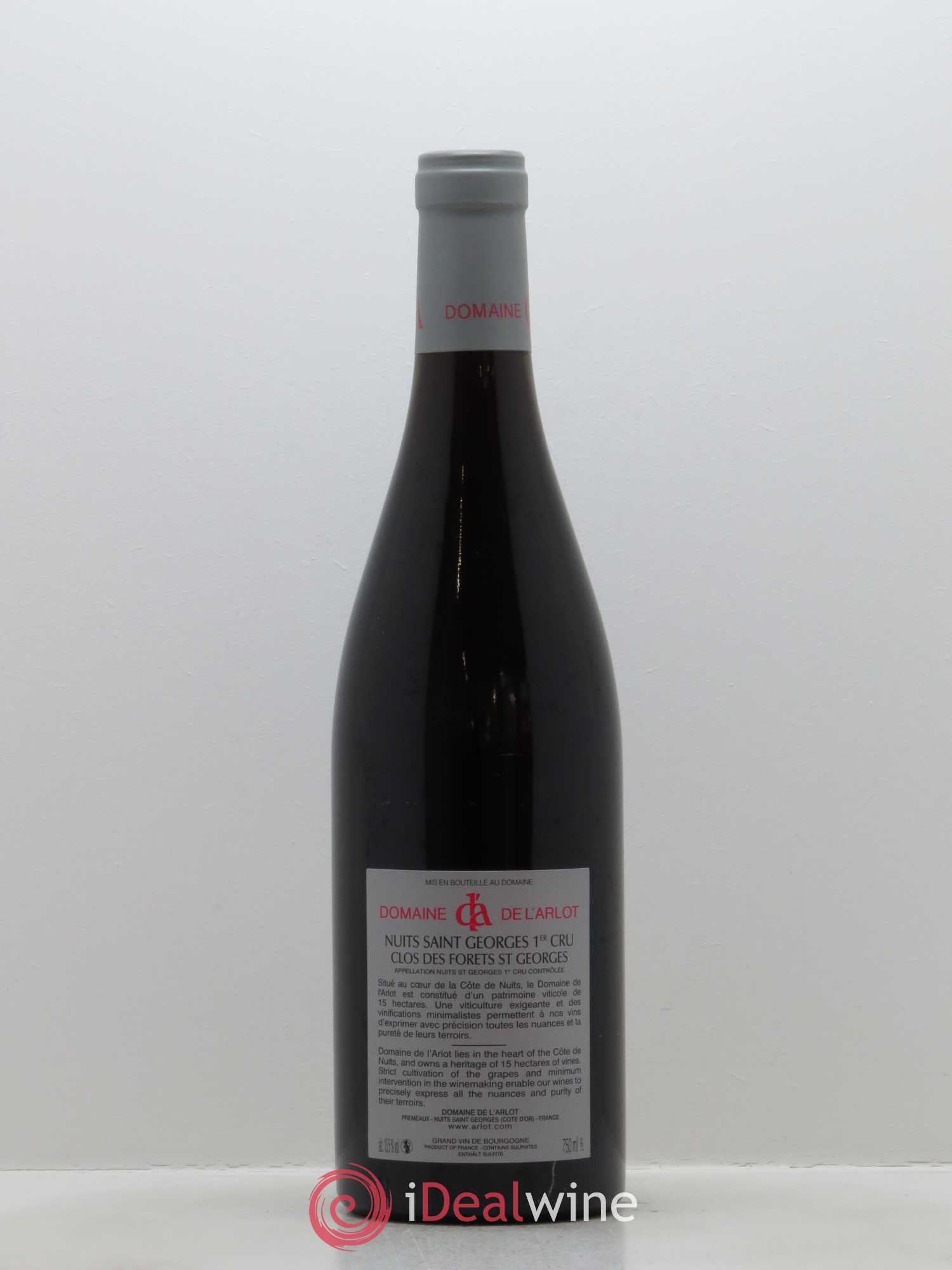 Nuits-Saint-Georges 1er Cru Clos des Forêts Saint-Georges Domaine de l'Arlot 2009 - Lot de 1 bouteille - 1