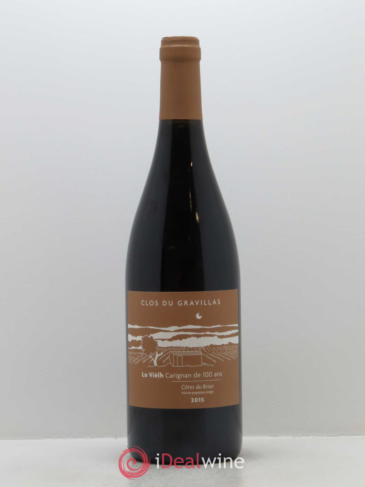 Pays d'Hérault - Côtes du Brian Lo Vièlh Clos du Gravillas 2015 - Lot de 1 bouteille - 0